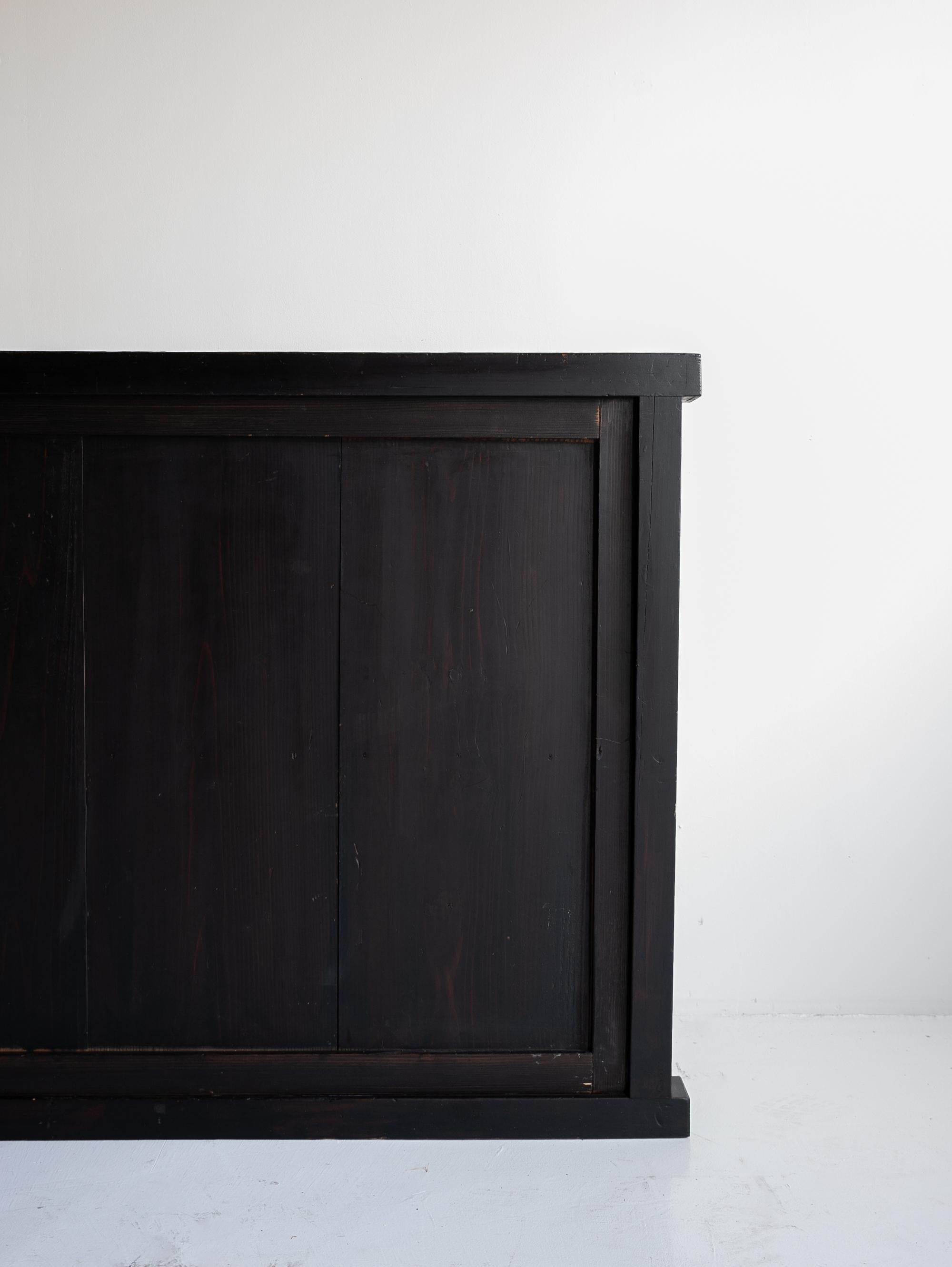 Grand Tansu japonais des années 1860-1900 / Enfilade Wabi Sabi 2