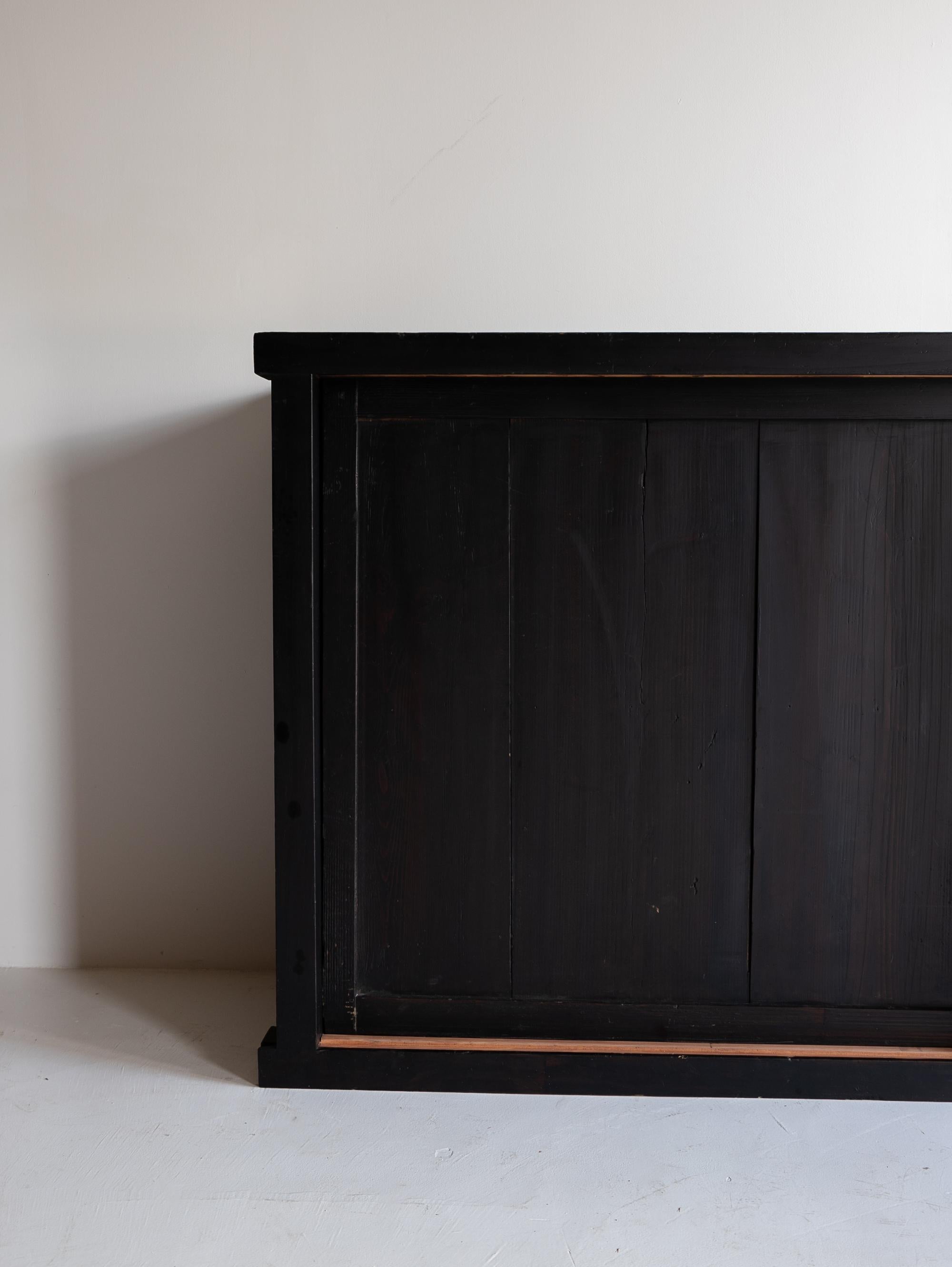 Grand Tansu japonais des années 1860-1900 / Enfilade Wabi Sabi 3