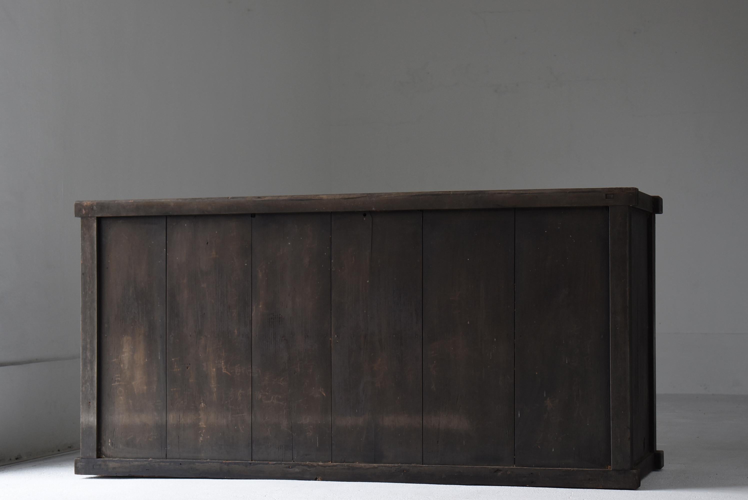 Japanese Antique Large Tansu 1860s-1900s / Sideboard Wabi Sabi 5