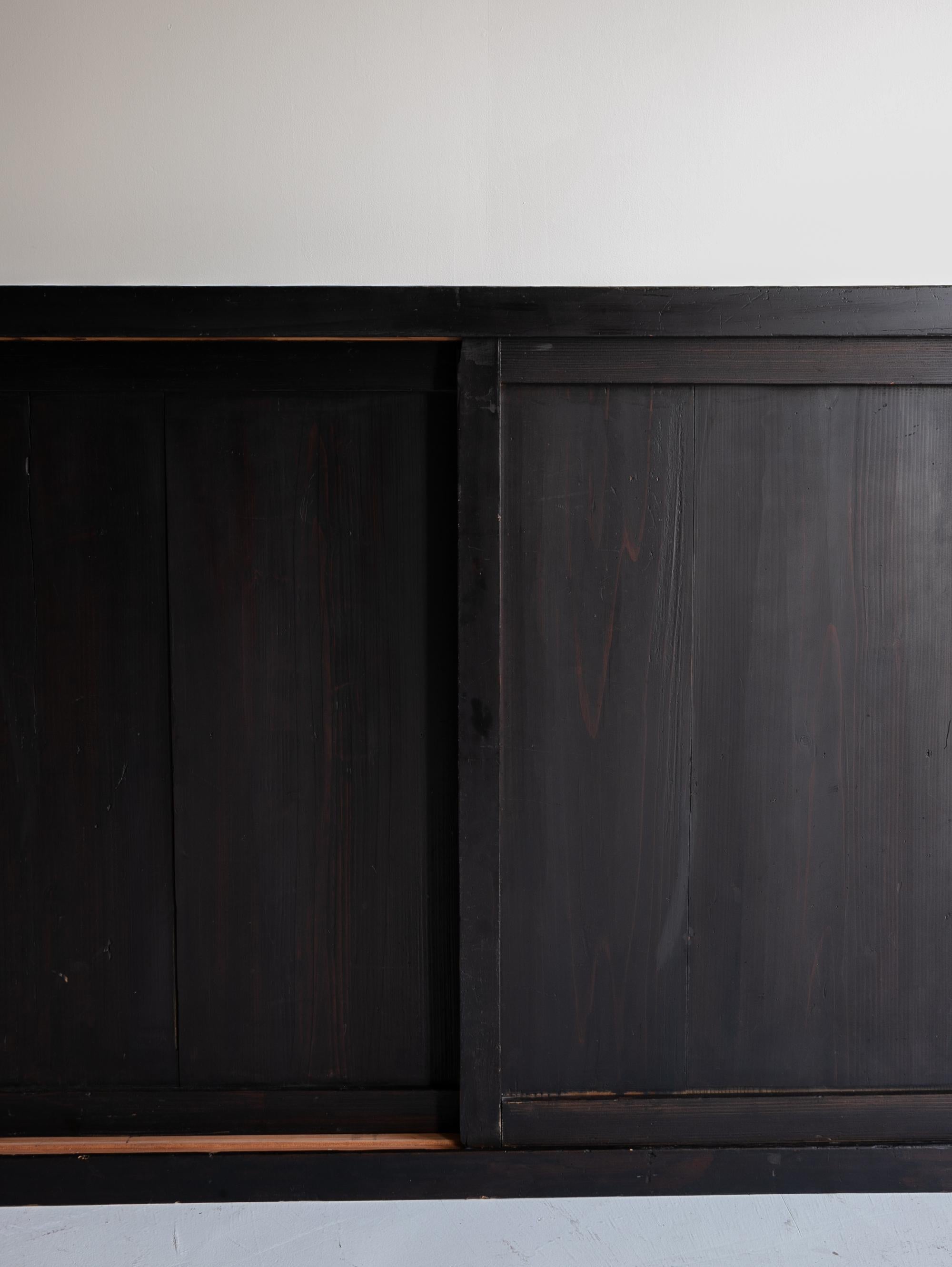 Grand Tansu japonais des années 1860-1900 / Enfilade Wabi Sabi 4