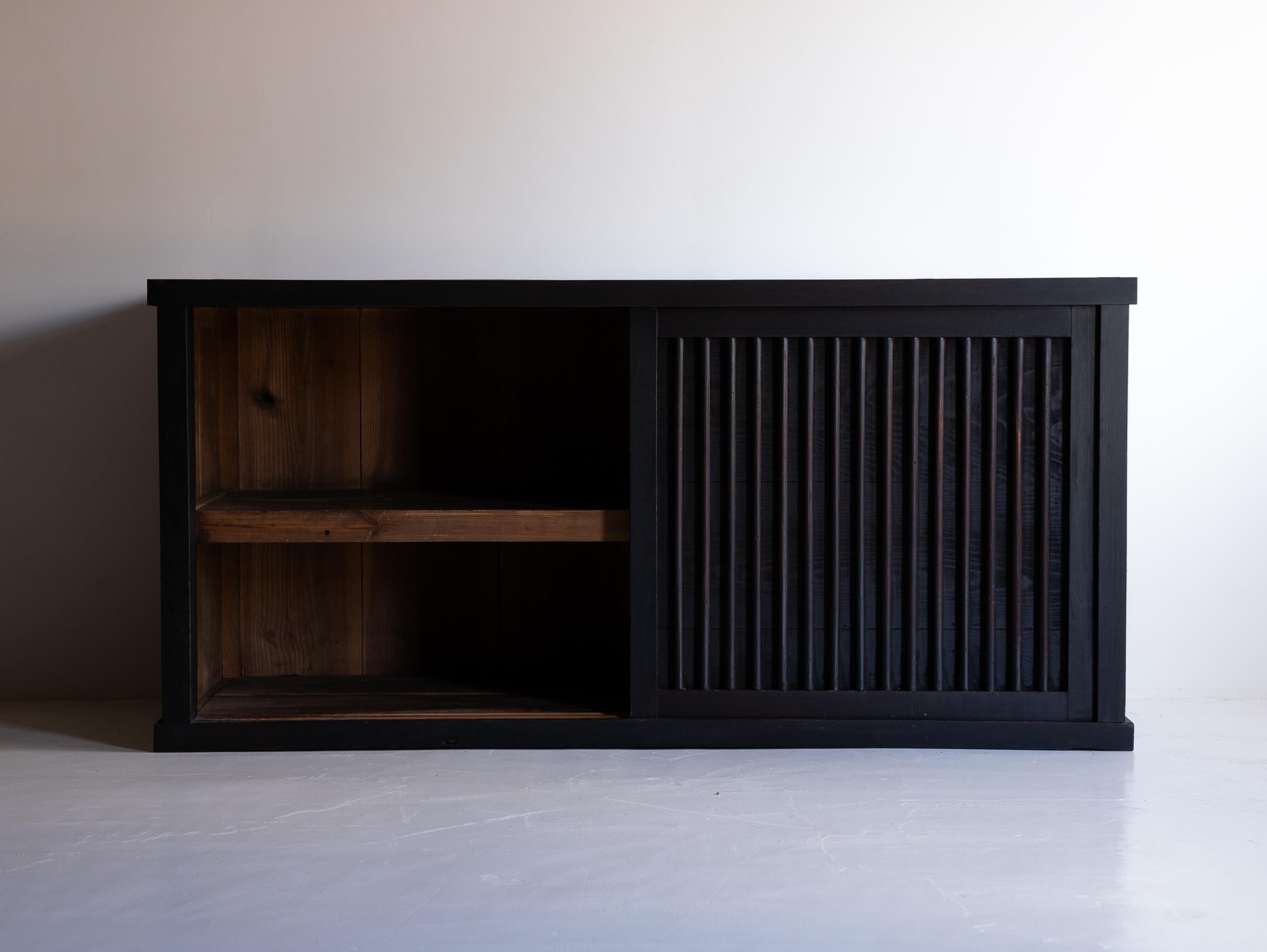 Grand Tansu japonais des années 1860-1900 / Enfilade Wabi Sabi 4