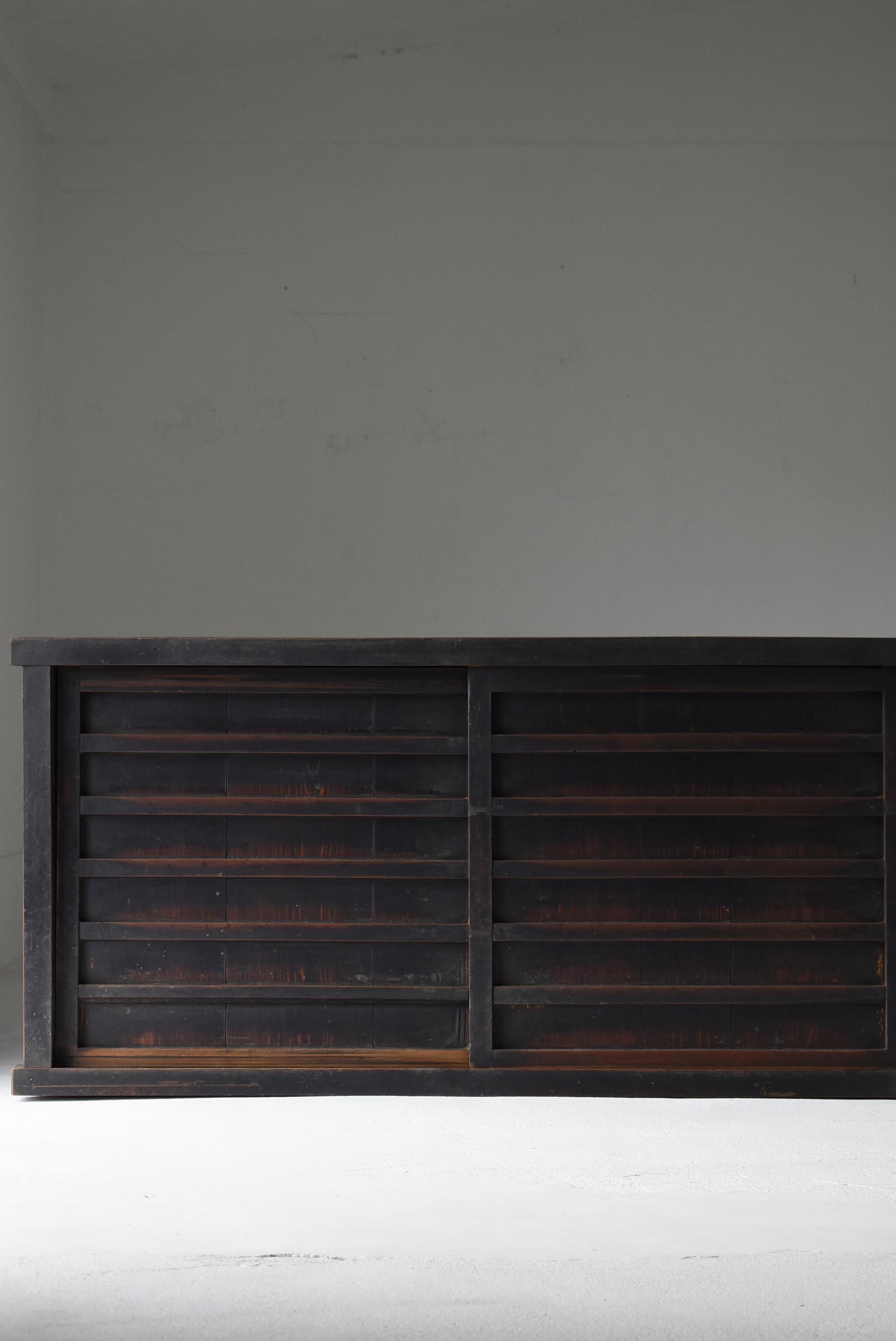 Japanese Antique Large Tansu 1860s-1900s / Sideboard Wabi Sabi 8