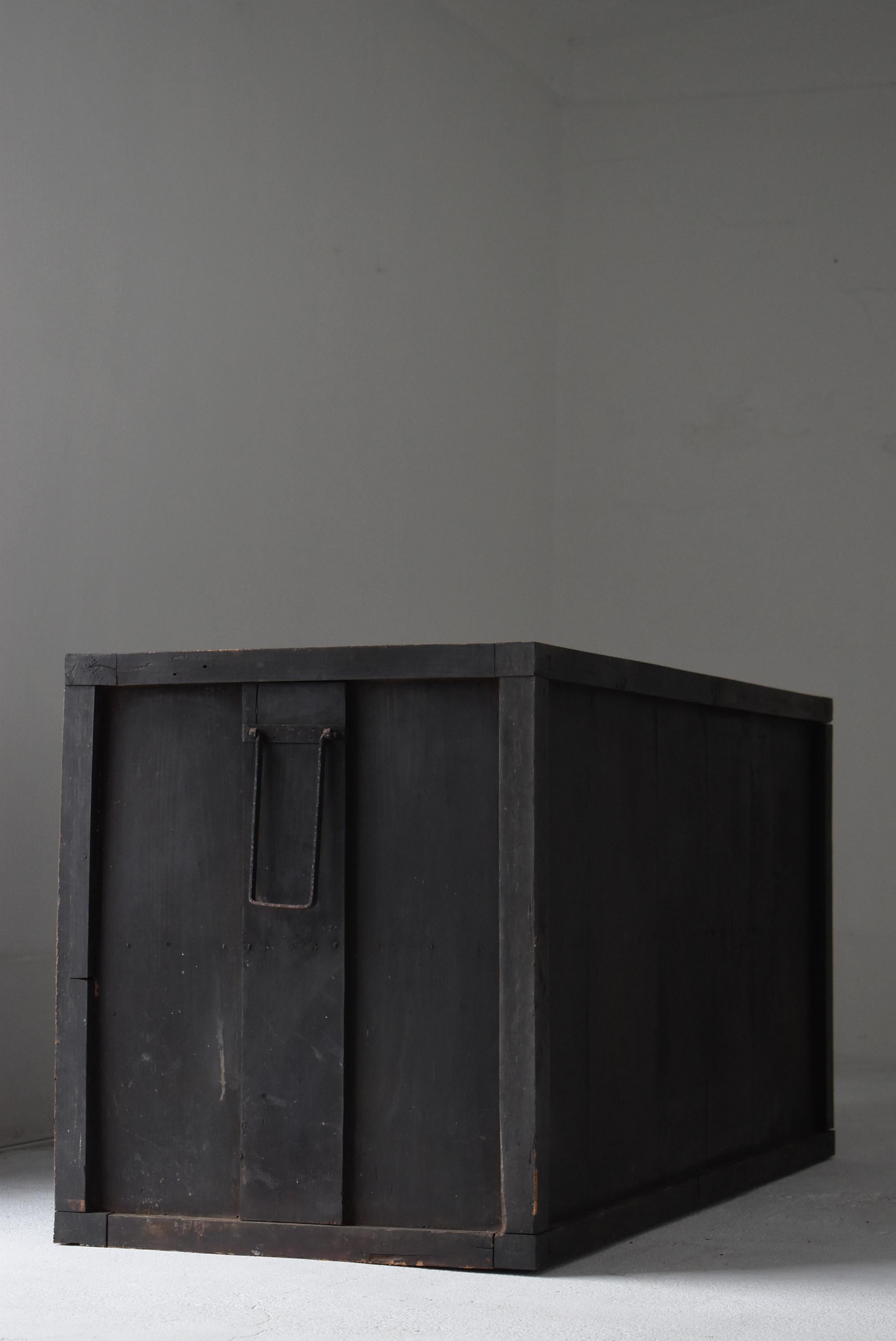 Japanese Antique Large Tansu 1860s-1900s / Sideboard Wabi Sabi 11