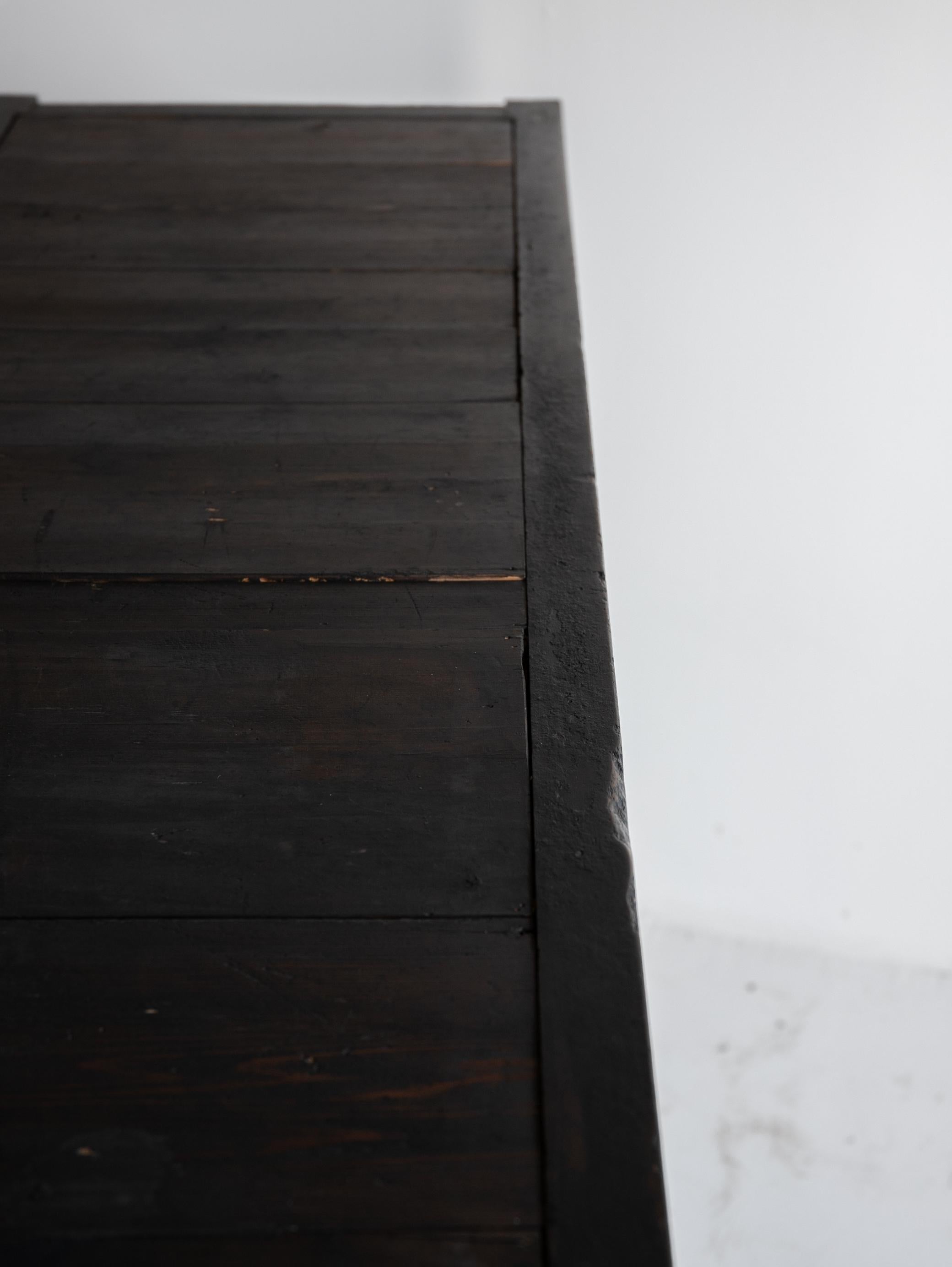 Grand Tansu japonais des années 1860-1900 / Enfilade Wabi Sabi 11
