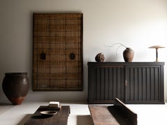 Antico Tansu giapponese di grandi dimensioni del 1860-1900 / Credenza Wabi Sabi