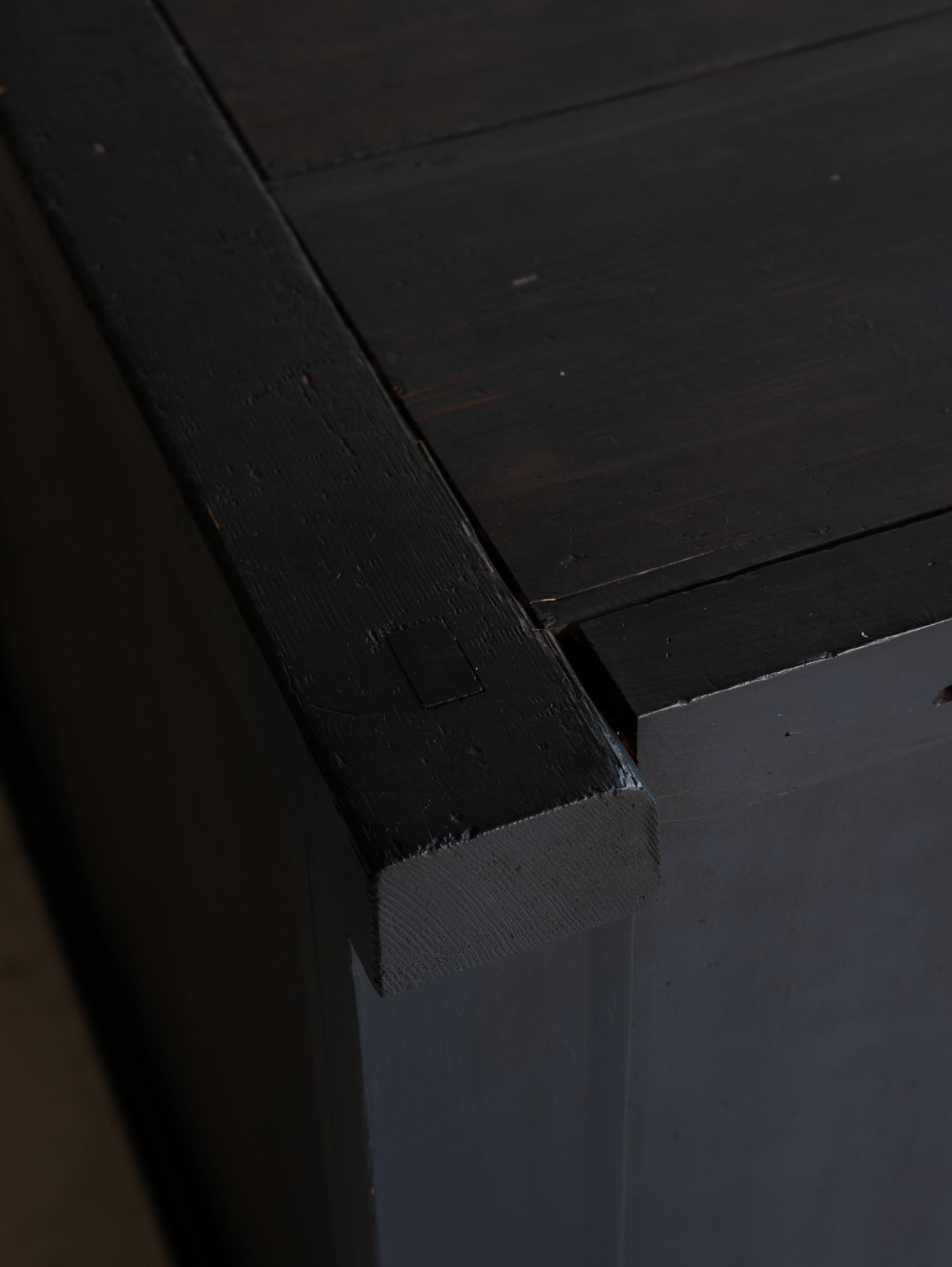 Grand Tansu japonais des années 1860-1900 / Enfilade Wabi Sabi 12