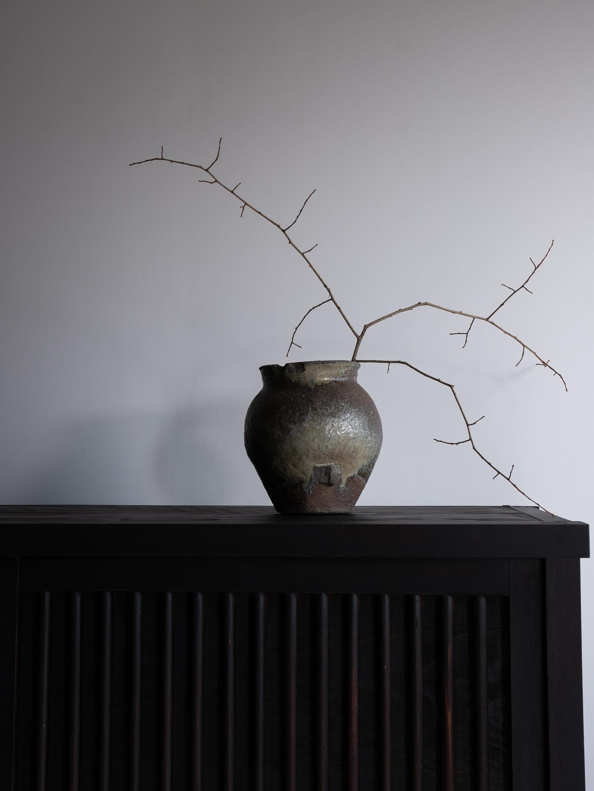 Japonais Grand Tansu japonais des années 1860-1900 / Enfilade Wabi Sabi