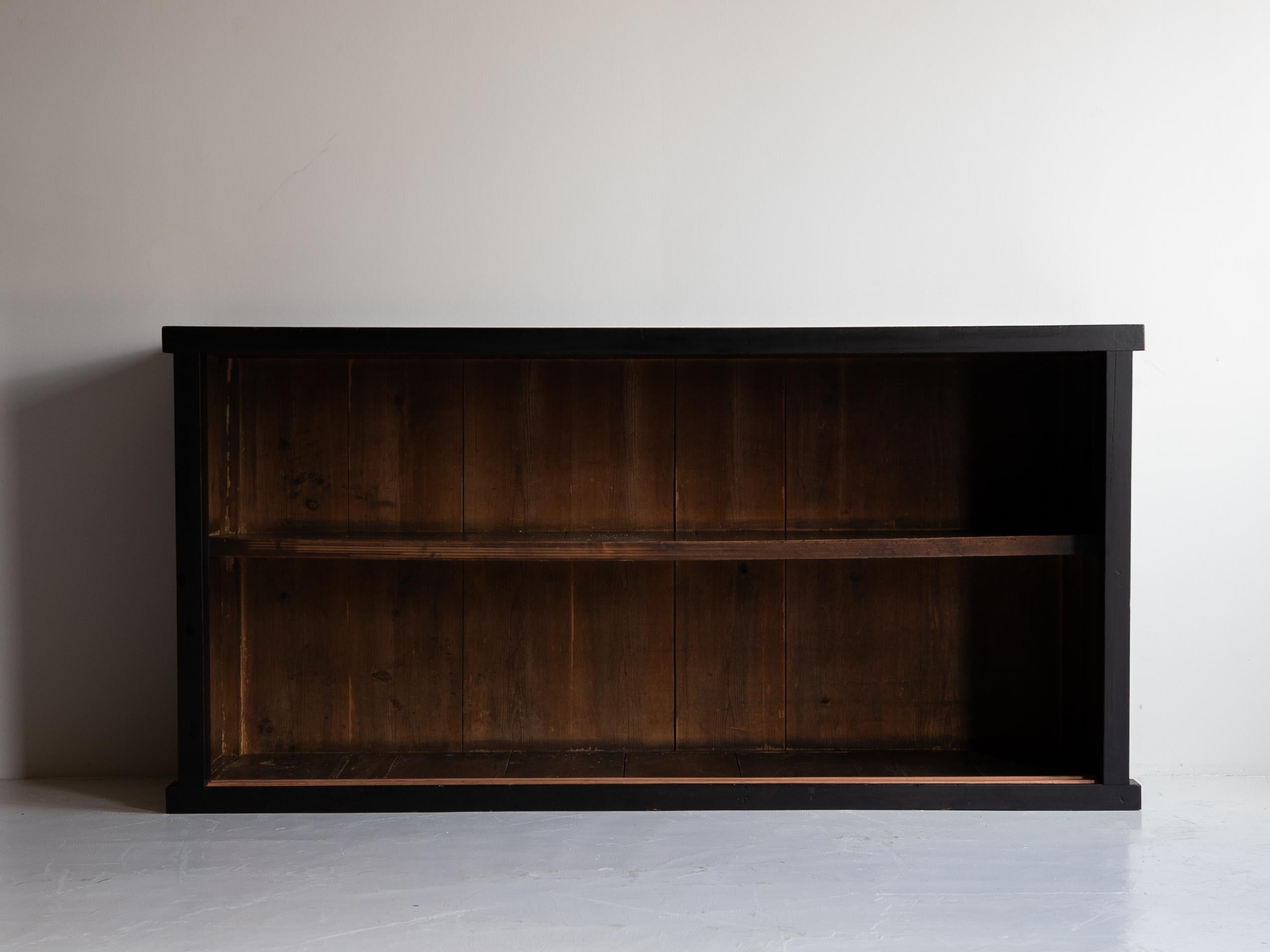 XIXe siècle Grand Tansu japonais des années 1860-1900 / Enfilade Wabi Sabi