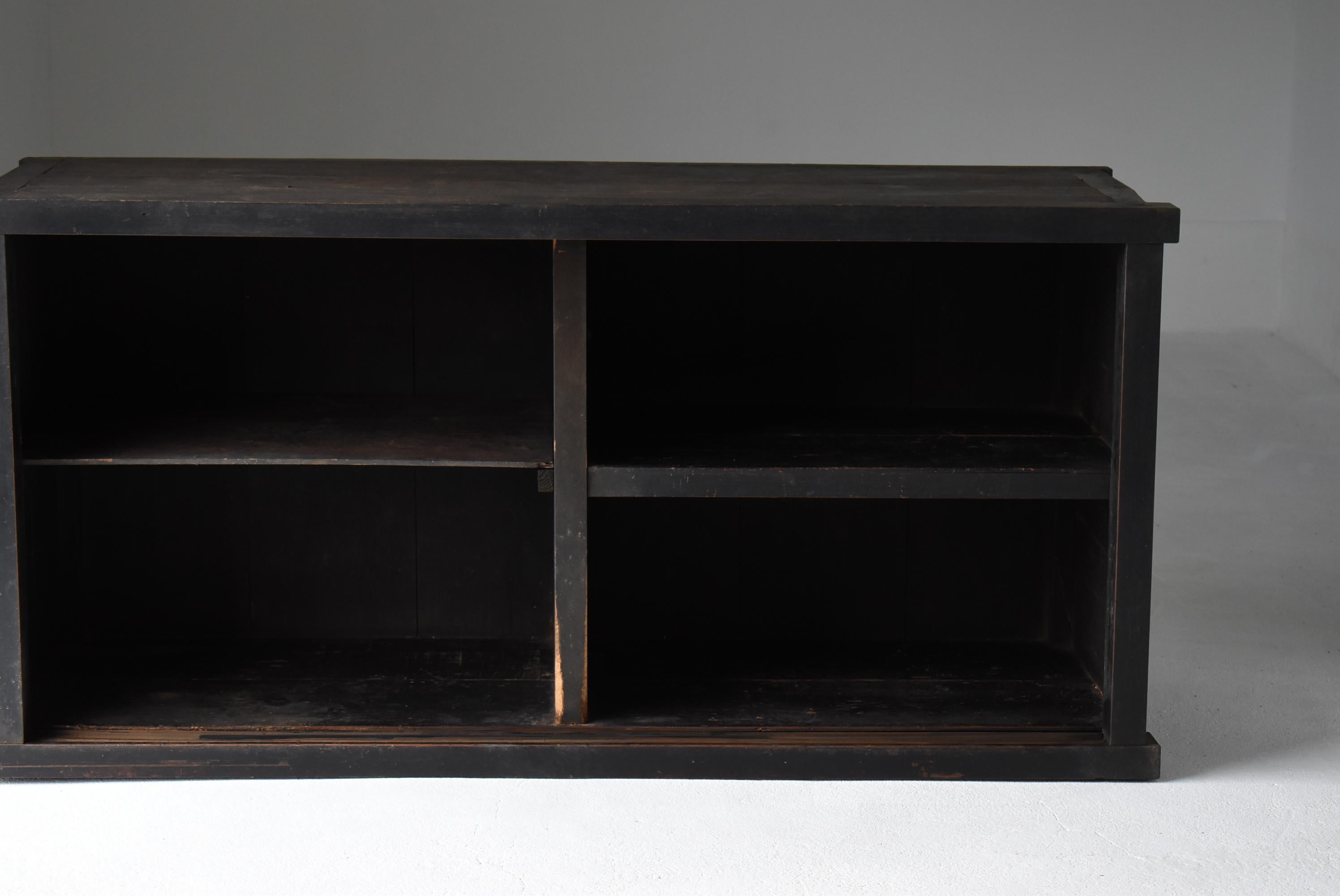 Japanese Antique Large Tansu 1860s-1900s / Sideboard Wabi Sabi 1