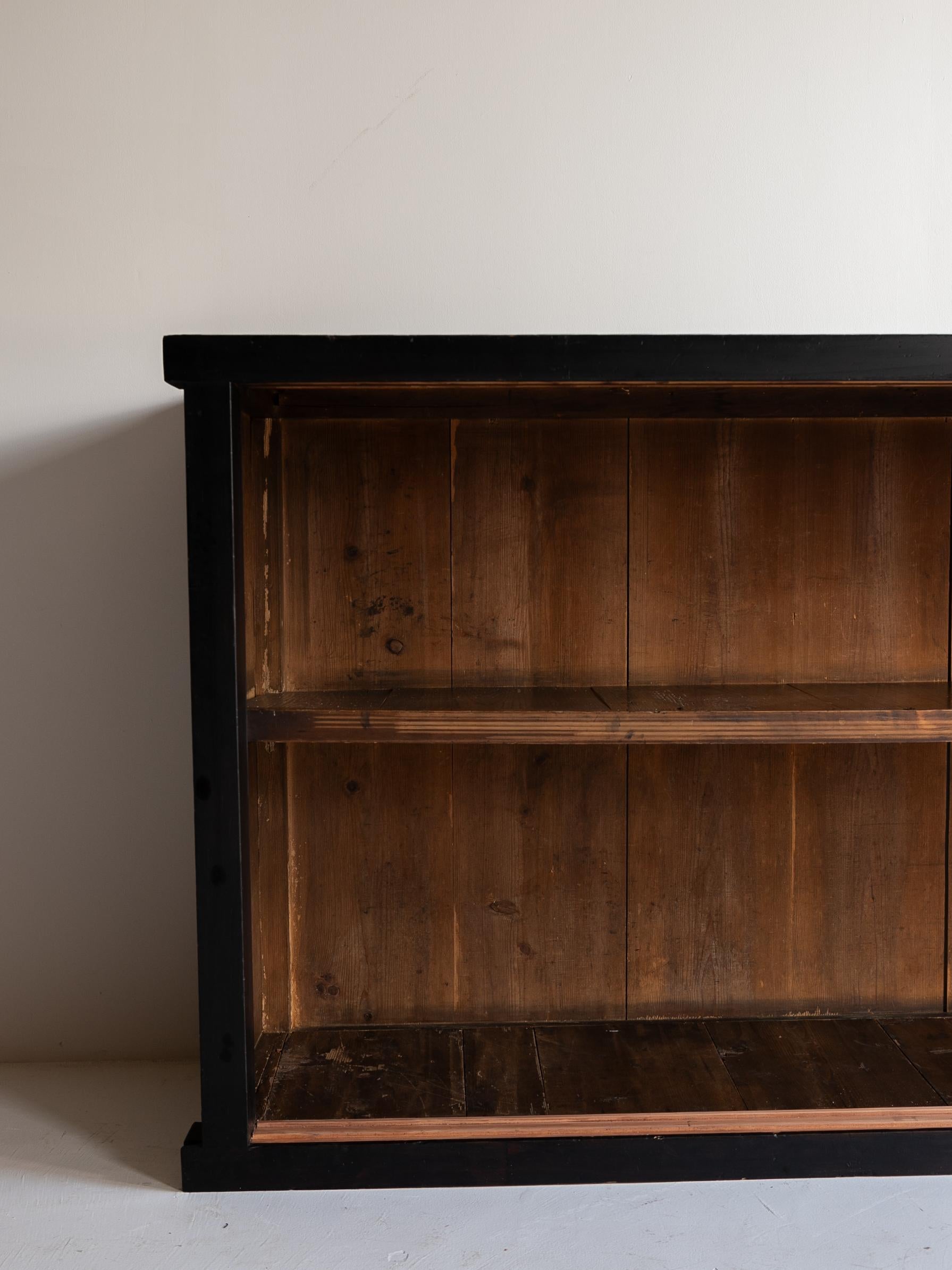 Cèdre Grand Tansu japonais des années 1860-1900 / Enfilade Wabi Sabi