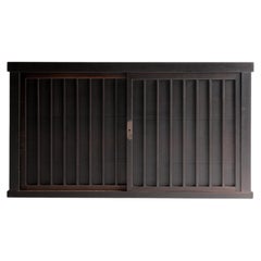 Antico Tansu giapponese di grandi dimensioni del 1860-1900 / Credenza Wabi Sabi
