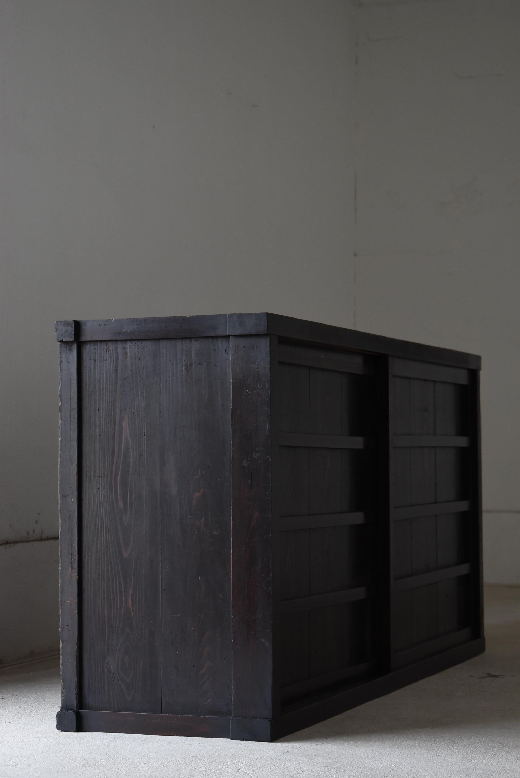 Japanese Antique Large Tansu 1860s-1900s / Sideboard Wabisabi 6