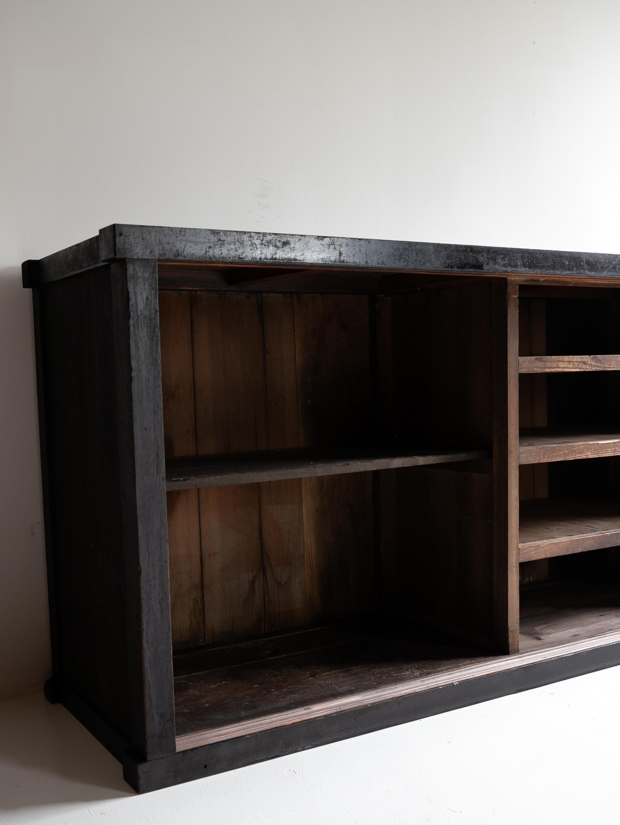 Grand buffet japonais Tansu 1860s-1900s Wabisabi 6