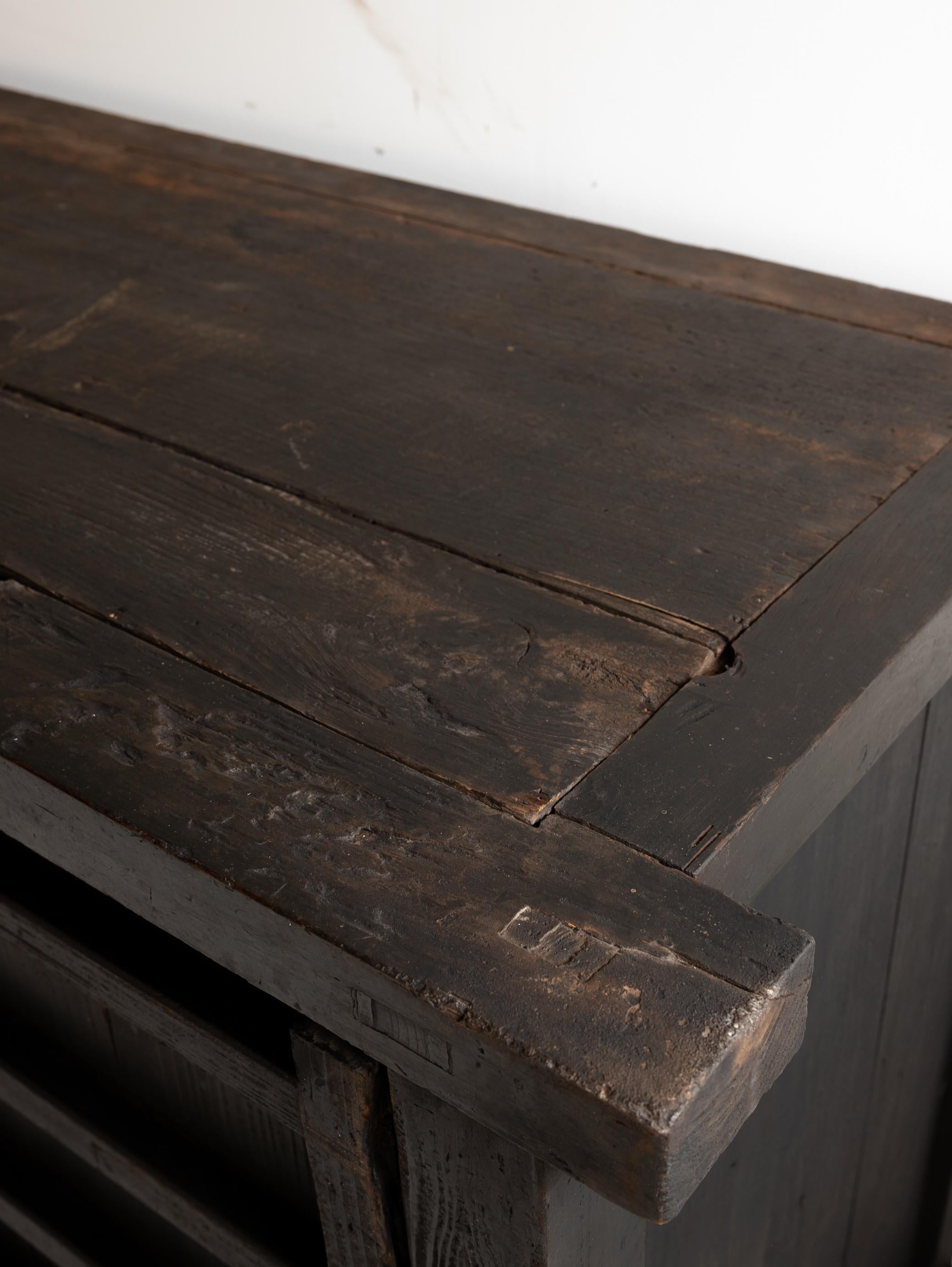Japanese Antique Rare Large Tansu 1860s-1900s / Sideboard Wabisabi 6