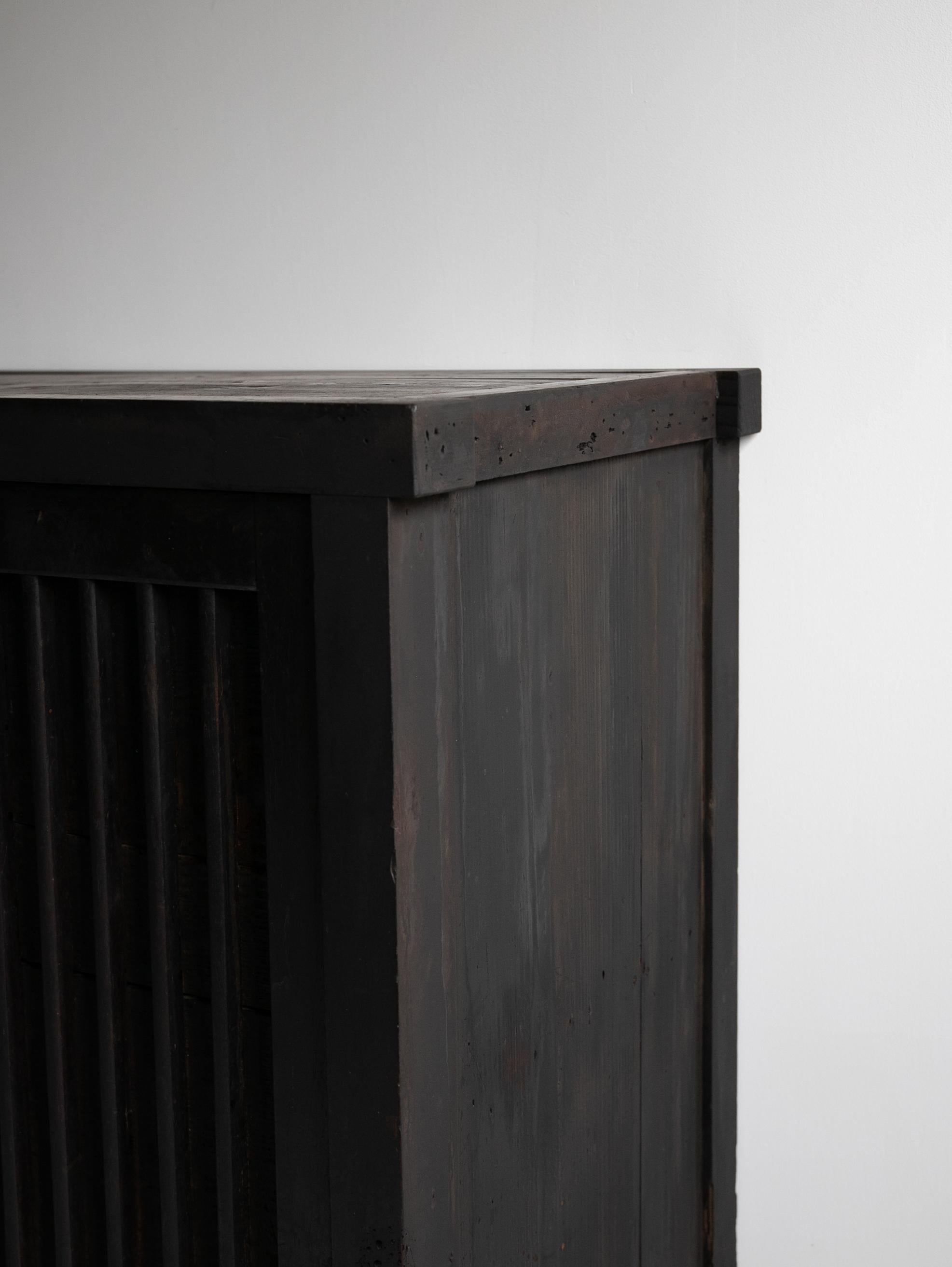Antike japanische große Tansu 1860er-1900er Jahre / Sideboard Wabisabi, antik 6