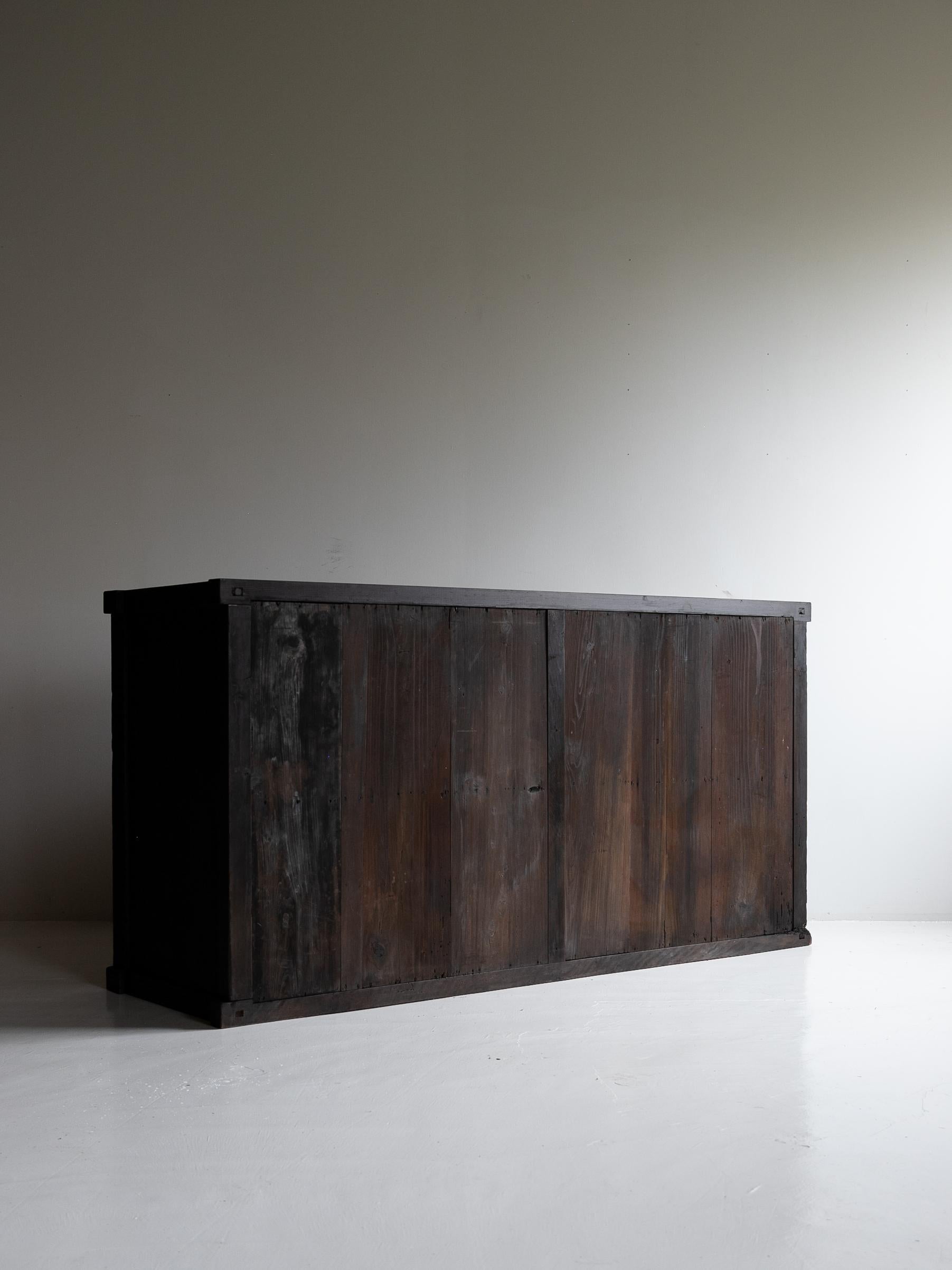 Grand buffet japonais Tansu 1860s-1900s Wabisabi 9