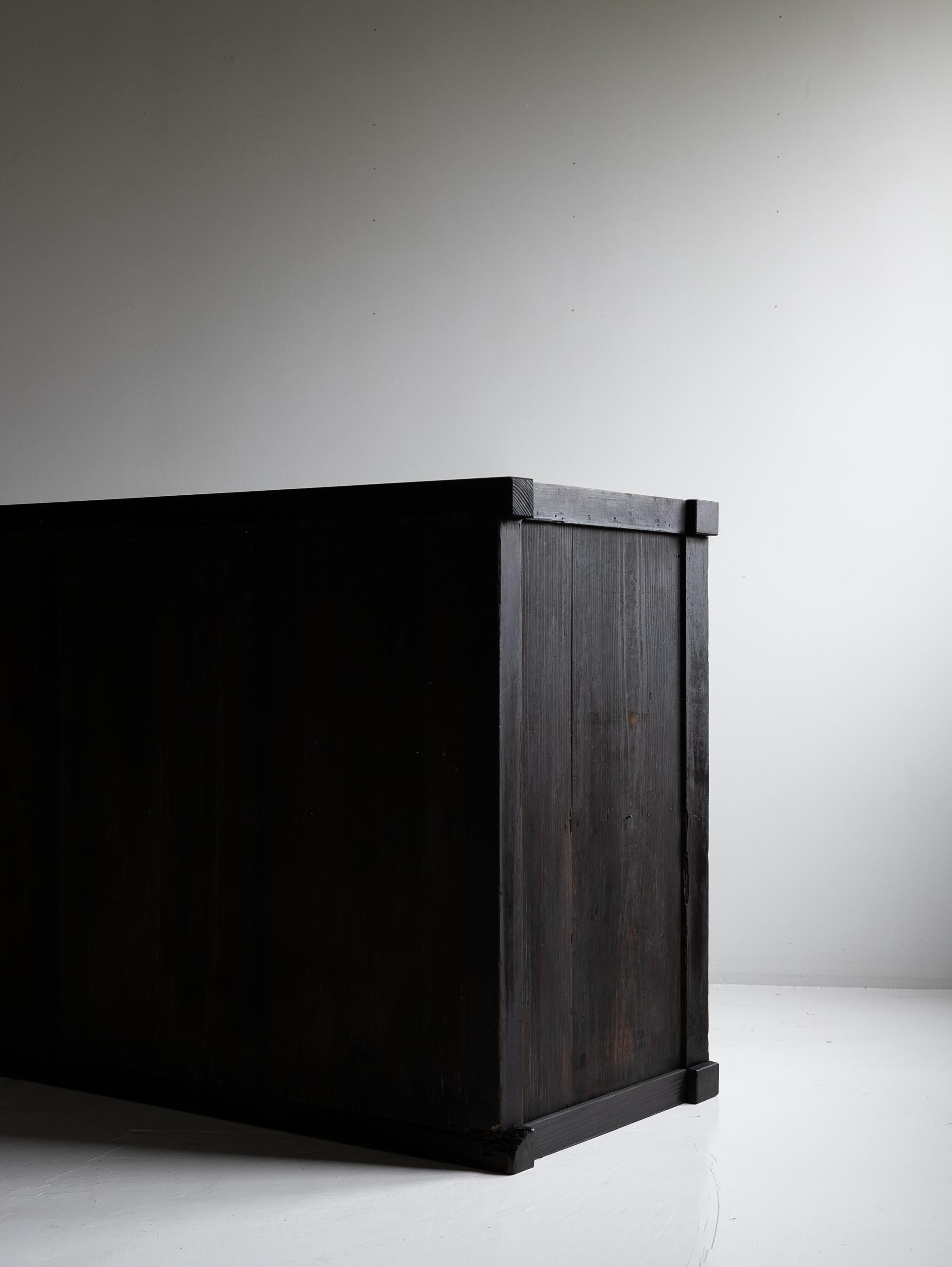 Grand buffet japonais Tansu 1860s-1900s Wabisabi 10