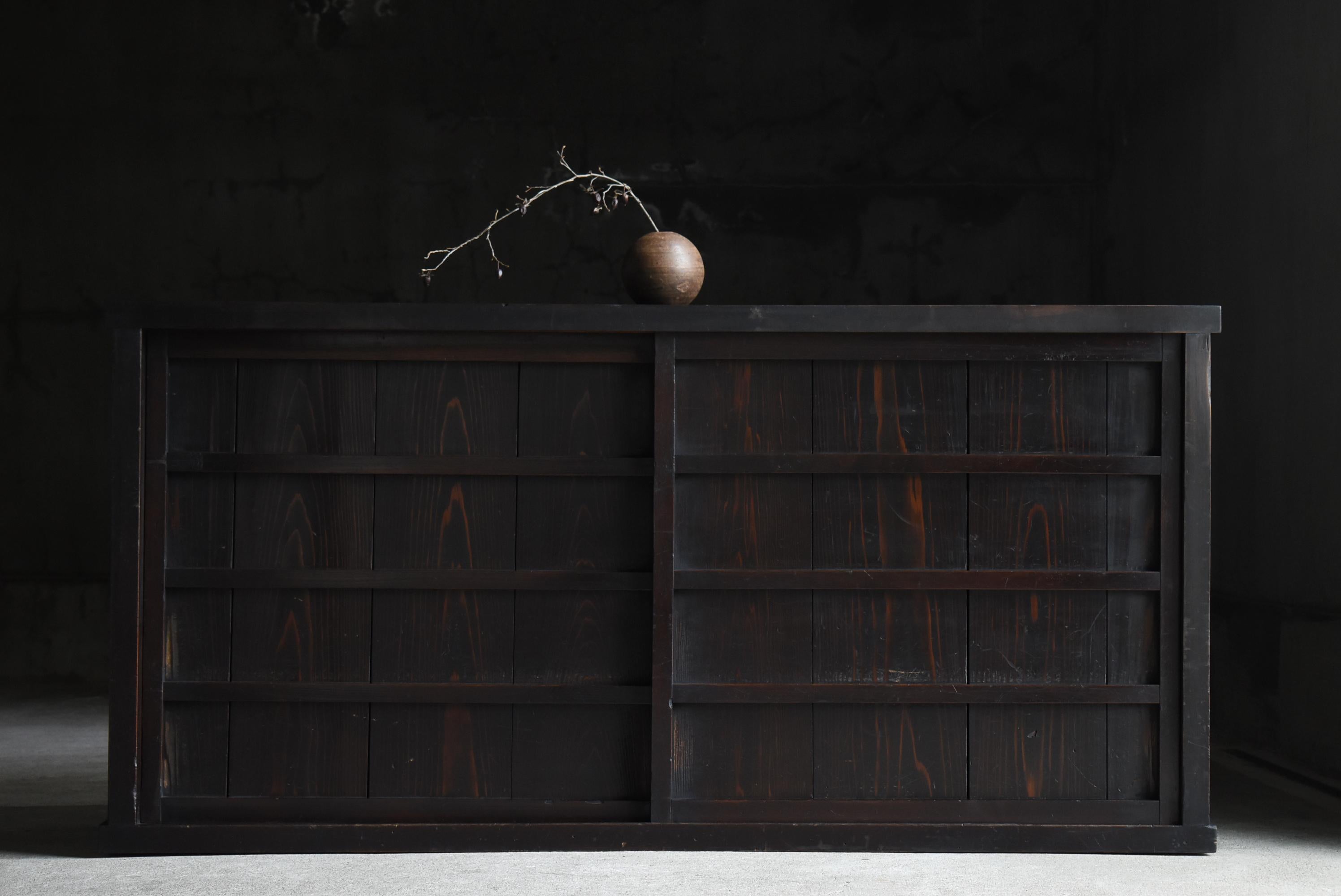Japanese Antique Large Tansu 1860s-1900s / Sideboard Wabisabi 12
