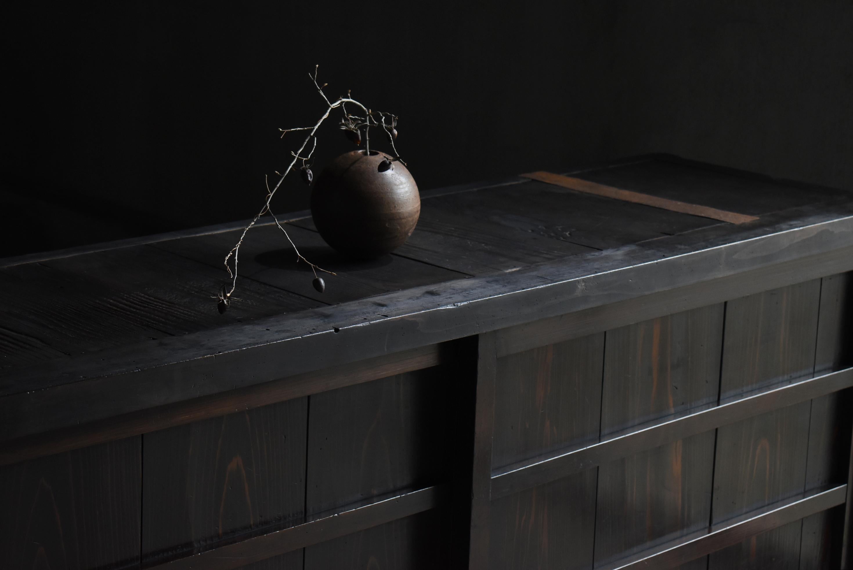Japanese Antique Large Tansu 1860s-1900s / Sideboard Wabisabi 13