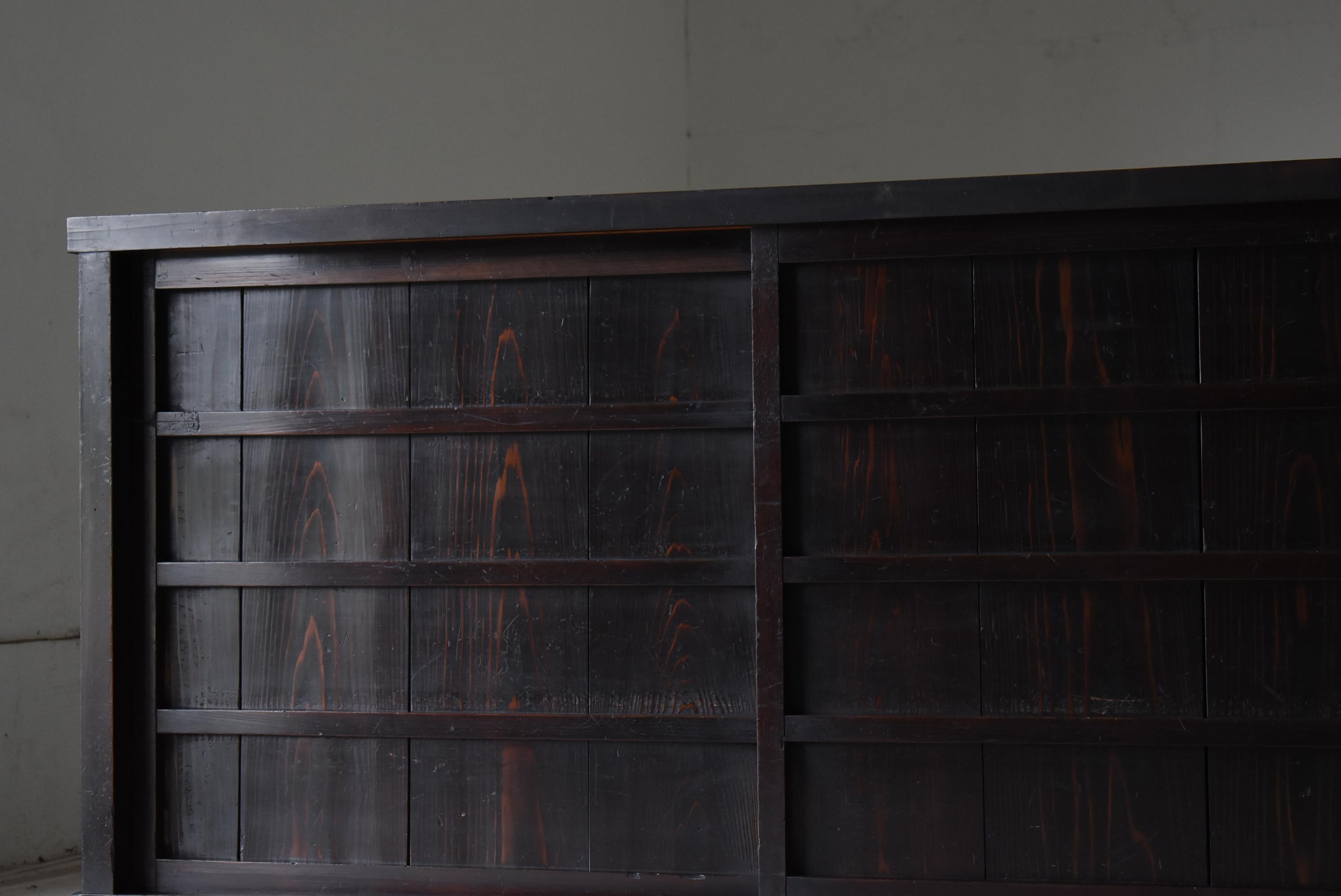 20th Century Japanese Antique Large Tansu 1860s-1900s / Sideboard Wabisabi