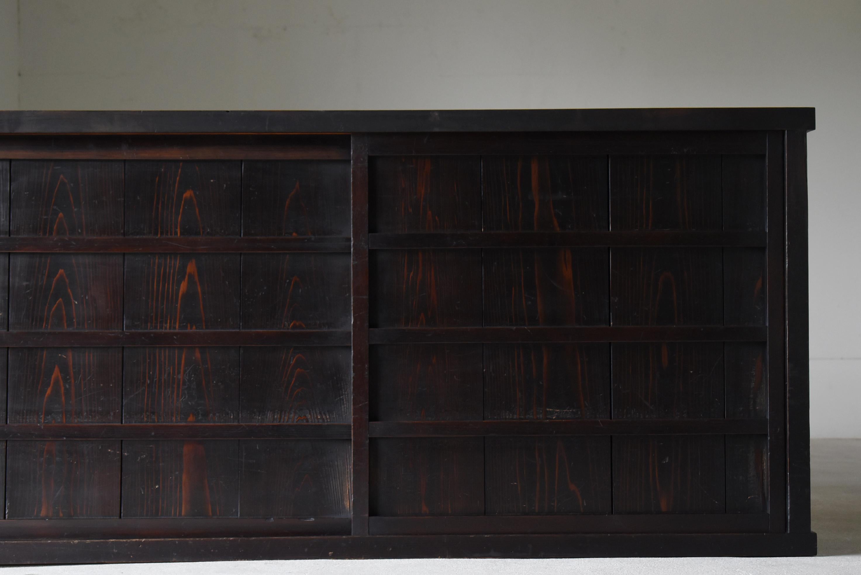 Japanese Antique Large Tansu 1860s-1900s / Sideboard Wabisabi 1