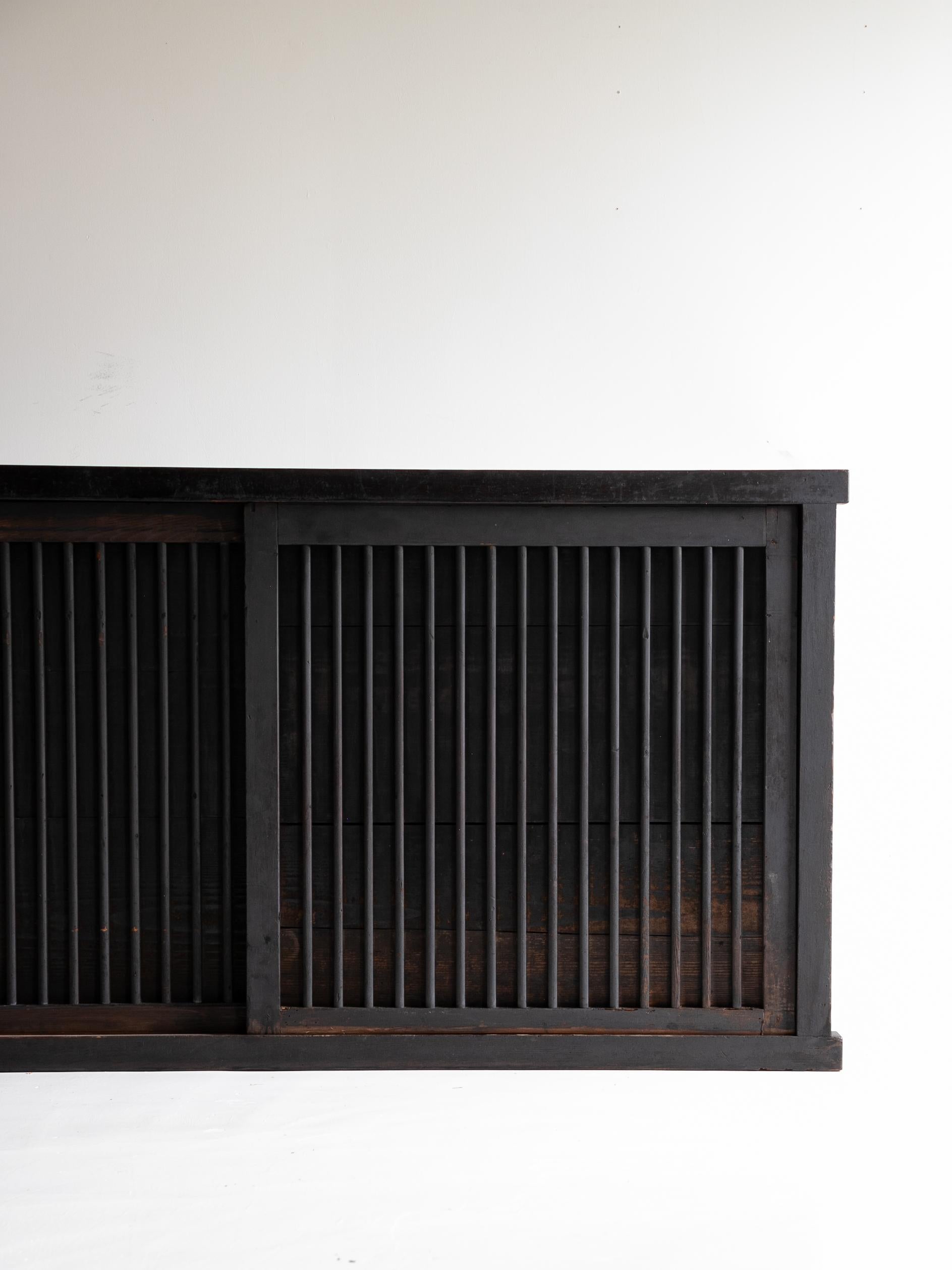 Grand buffet japonais Tansu 1860s-1900s Wabisabi 2