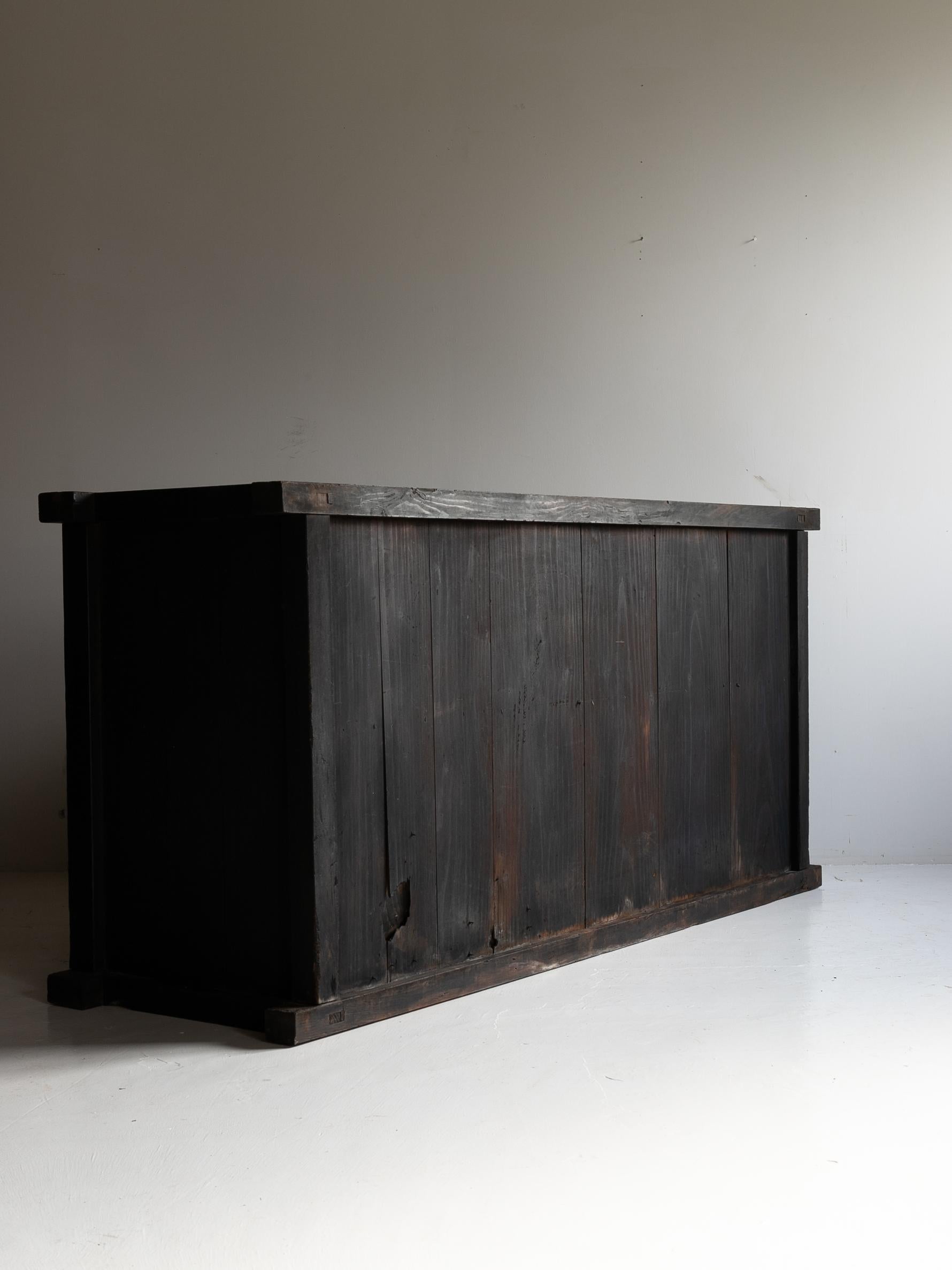 Japanese Antique Rare Large Tansu 1860s-1900s / Sideboard Wabisabi 2