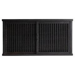 Antico Tansu giapponese di grandi dimensioni del 1860-1900 / Credenza Wabisabi