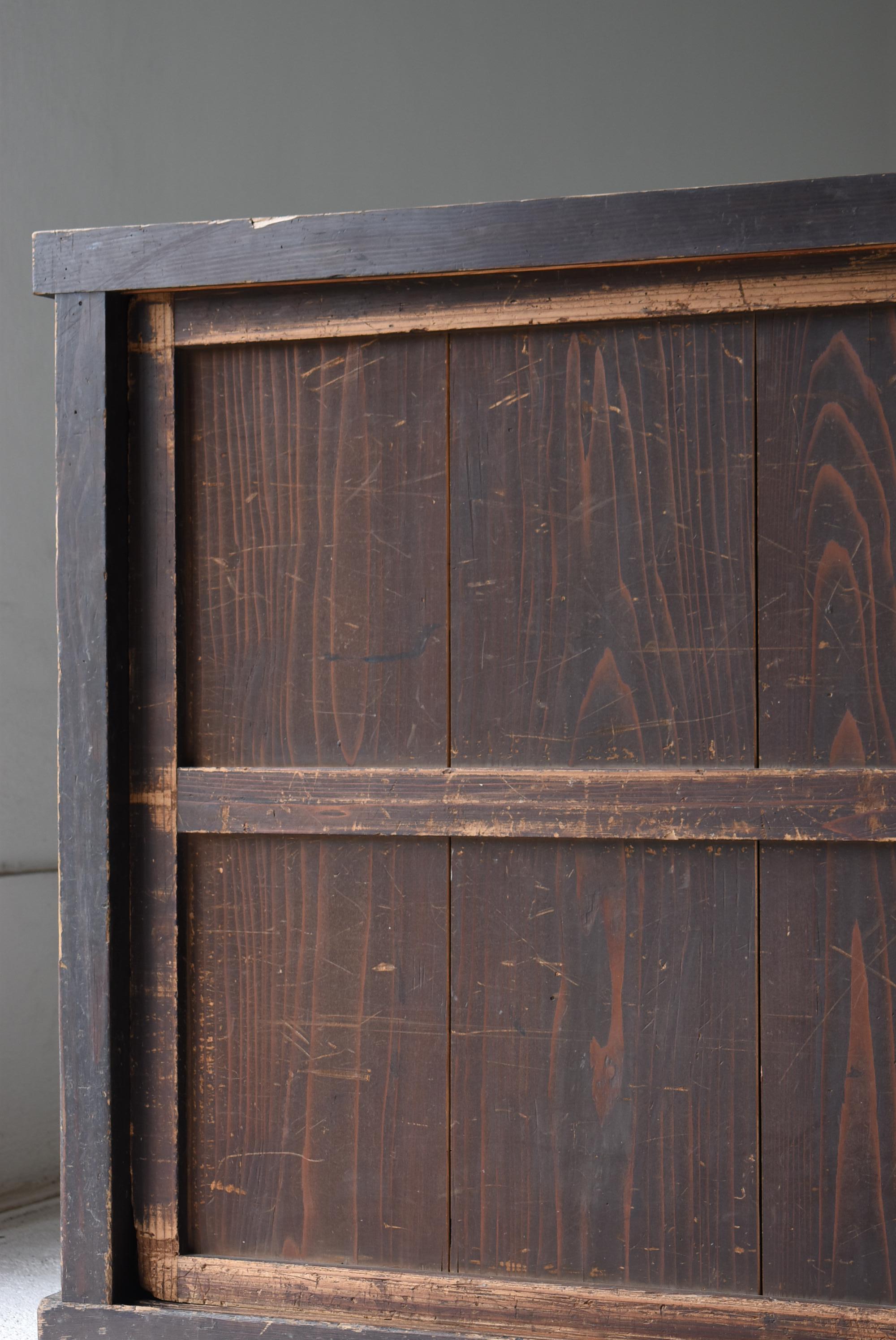 Antiguo Tansu Japonés Grande 1860s-1900s / Armario Aparador Wabisabi Cedro en venta