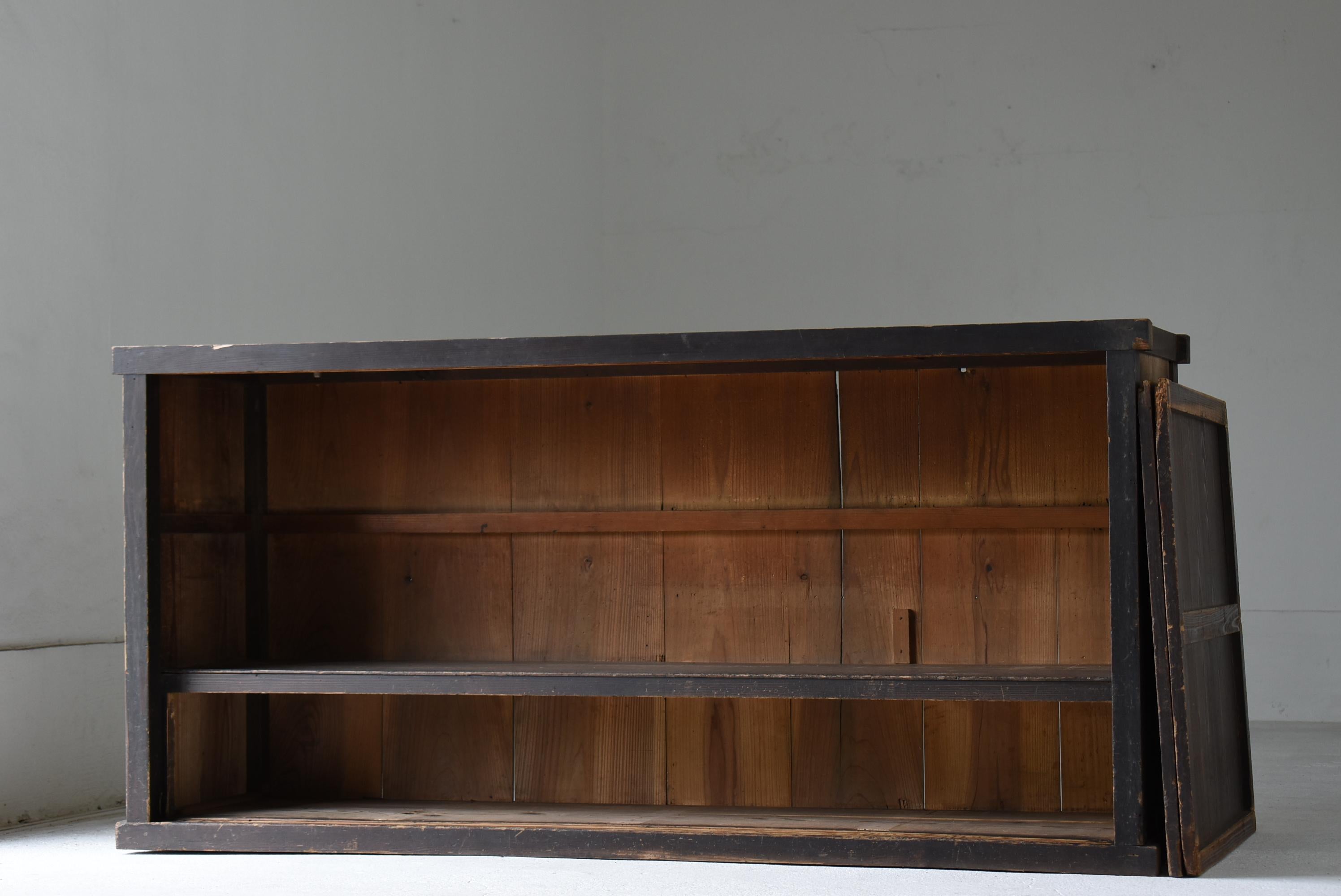 Antiguo Tansu Japonés Grande 1860s-1900s / Armario Aparador Wabisabi en venta 2