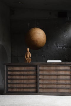 Japanese Antique Large Tansu 1860s-1920s / Sideboard Cabinet Wabi Sabi