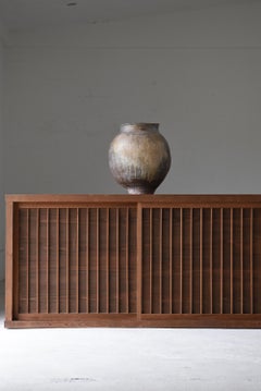 Antico Tansu giapponese di grandi dimensioni degli anni 1860-1920 / Credenza Wabi Sabi