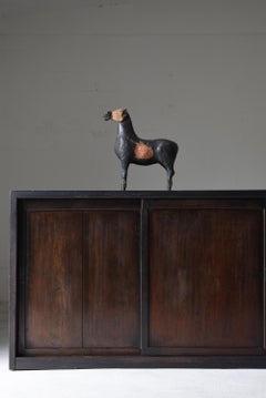Japanese Antique Large Tansu 1860s-1920s / Sideboard Cabinet Wabisabi