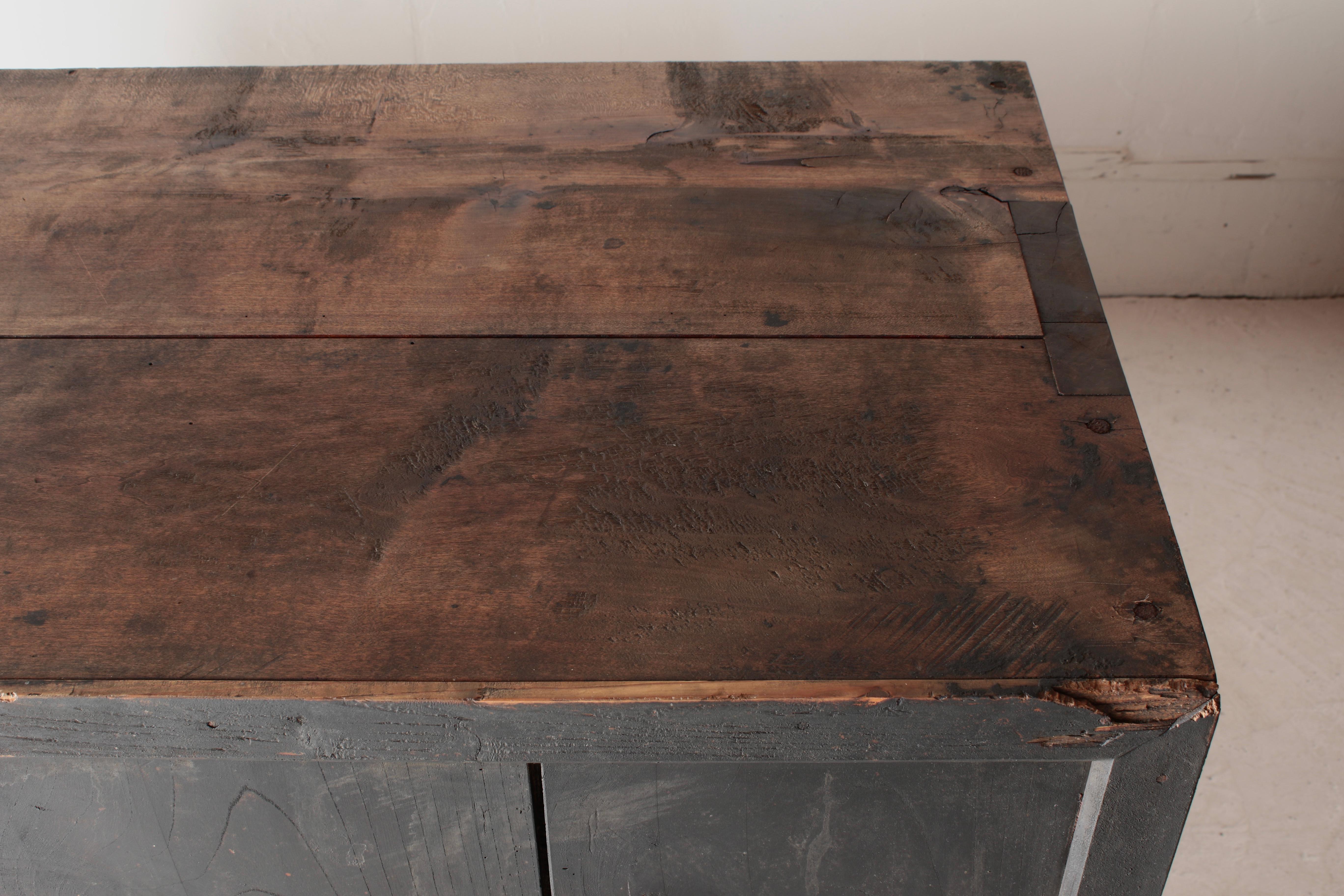 Japanese Antique Large Tansu / Cabinet Sideboard / 1868-1912s Wabi-sabi For Sale 3