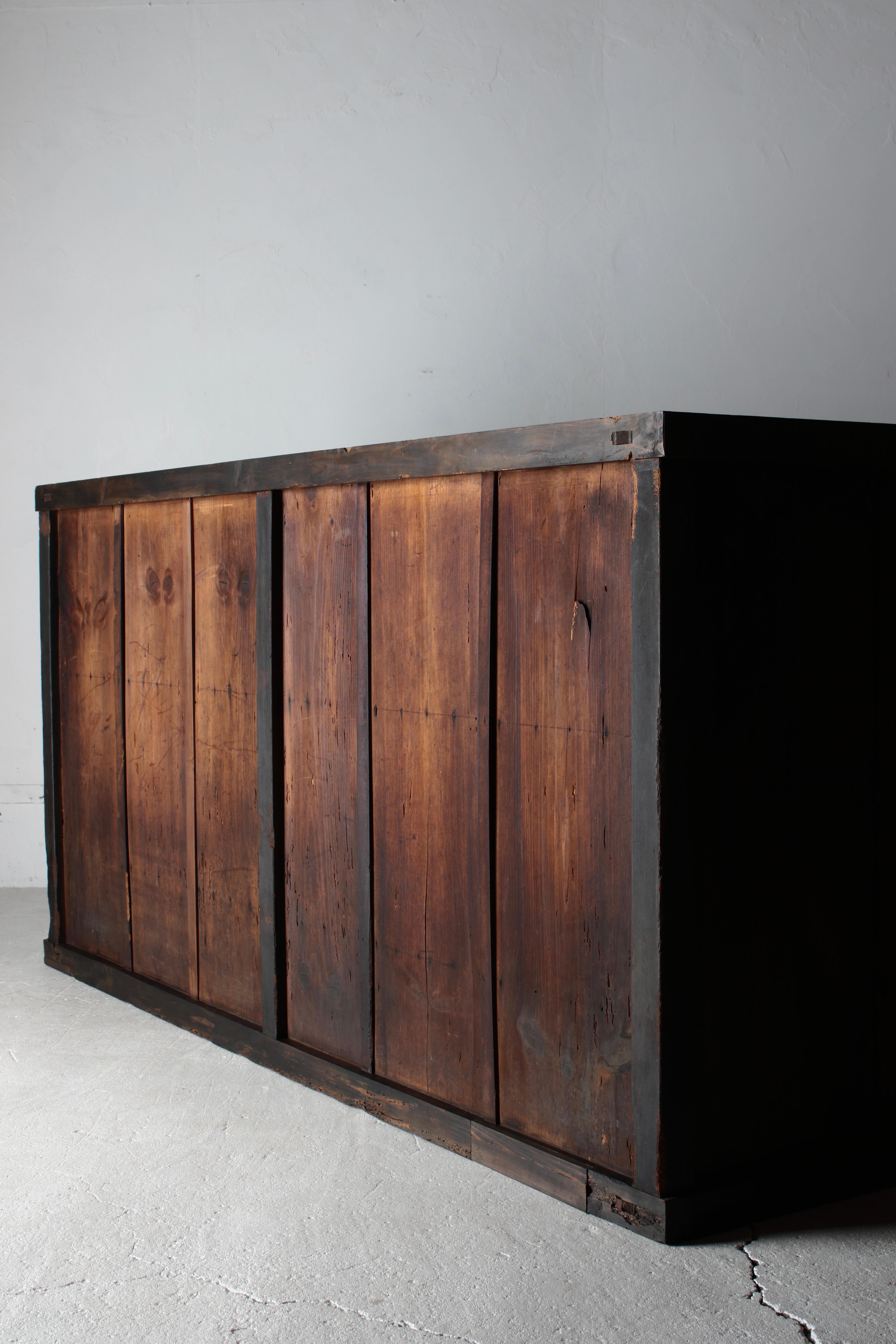 Japanese Antique Large Tansu / Cabinet Sideboard / 1868-1912s Wabi-sabi 4