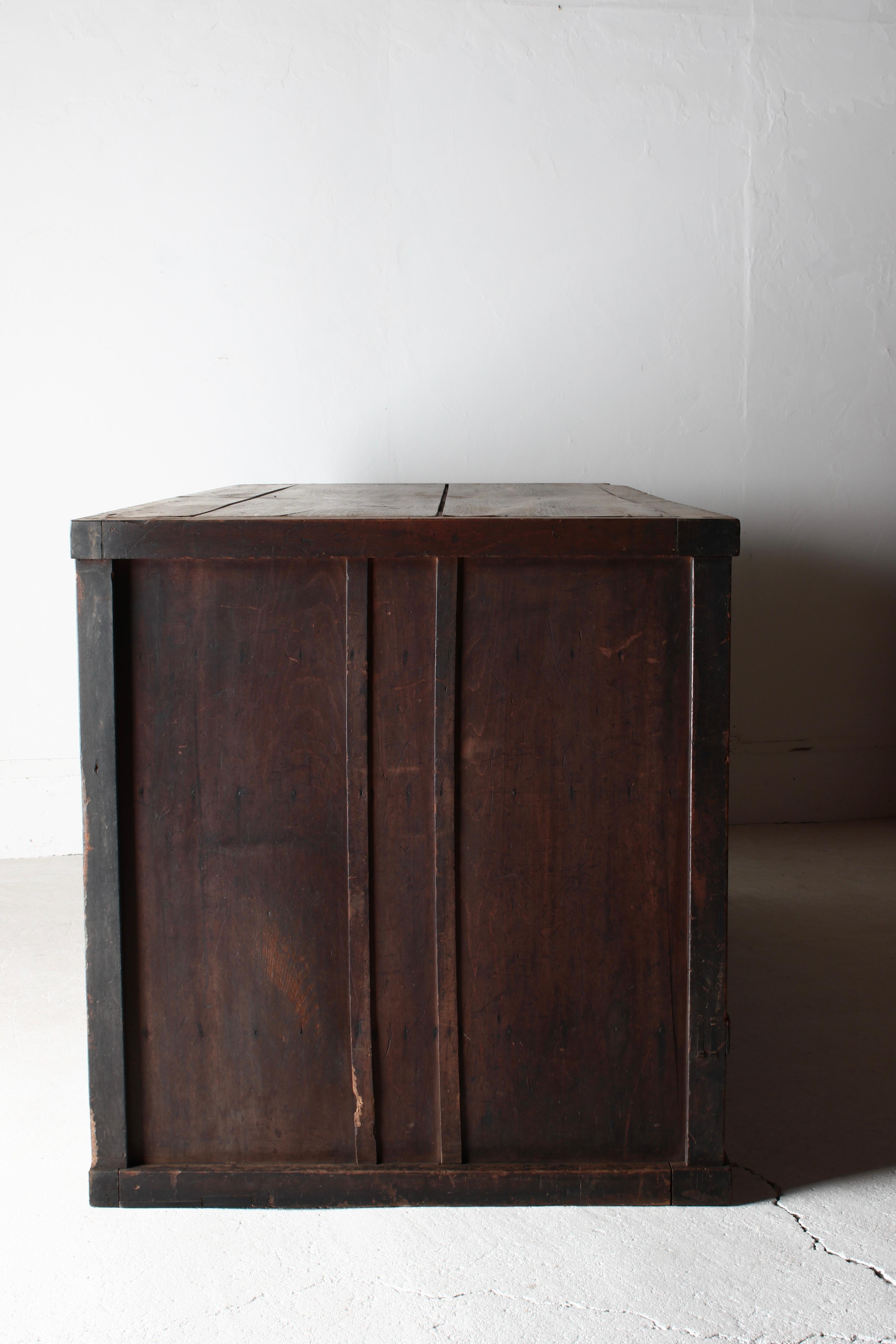 Japanese Antique Large Tansu / Cabinet Sideboard / 1868-1912s Wabi-sabi 5