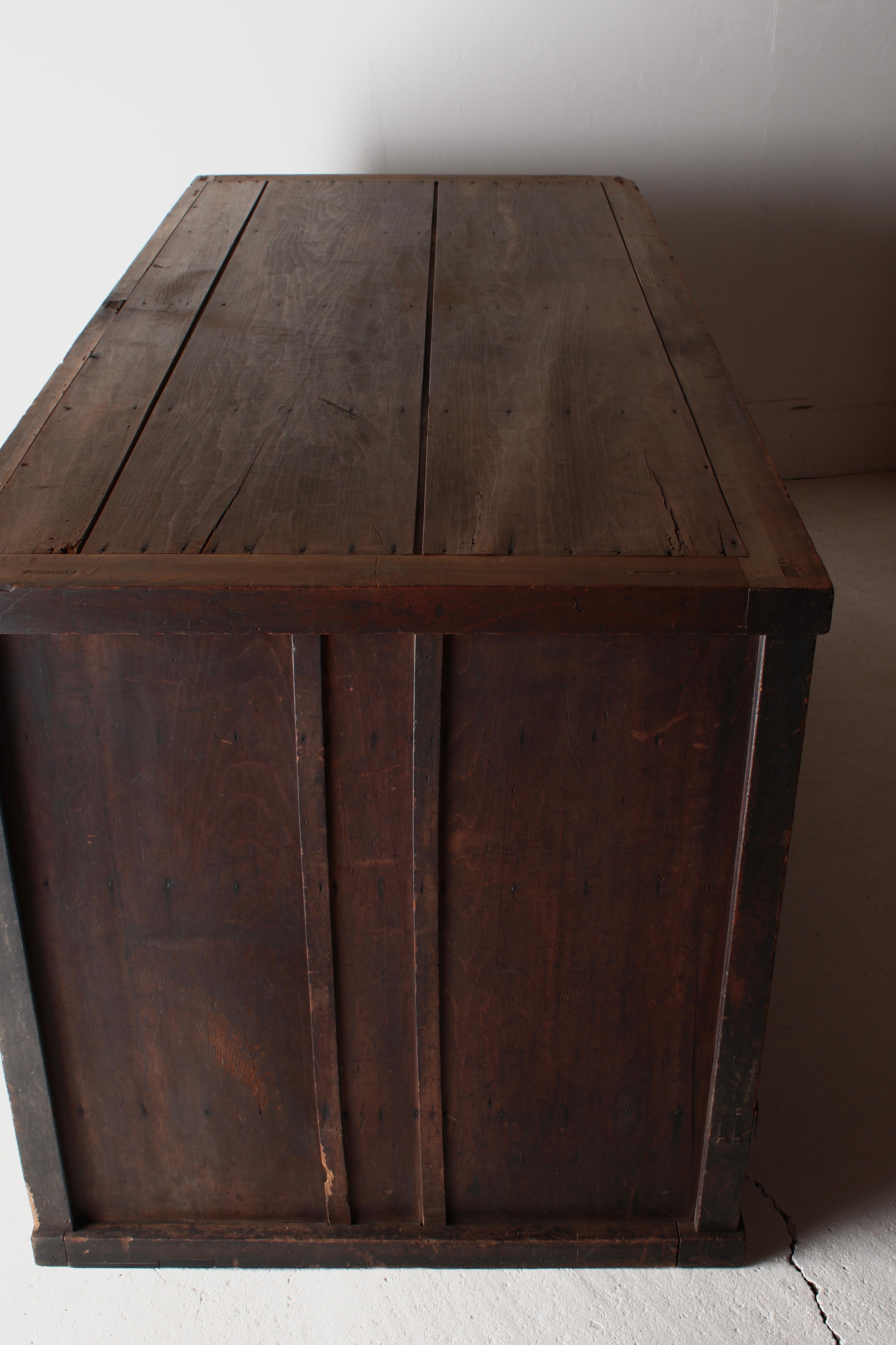 Japanese Antique Large Tansu / Cabinet Sideboard / 1868-1912s Wabi-sabi 6