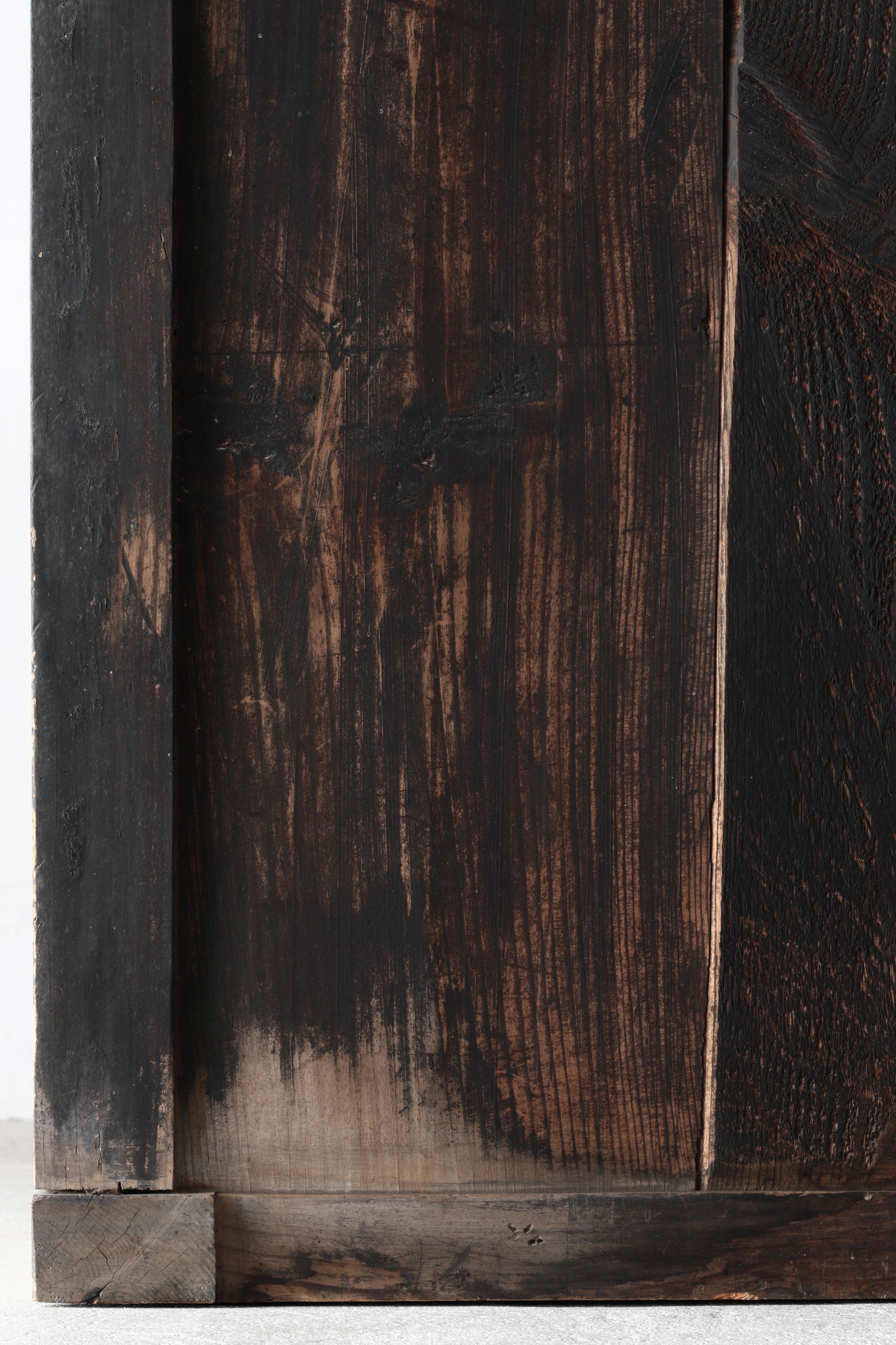 Antico Tansu giapponese di grandi dimensioni / Credenza / 1868-1912 Wabi-sabi in vendita 5