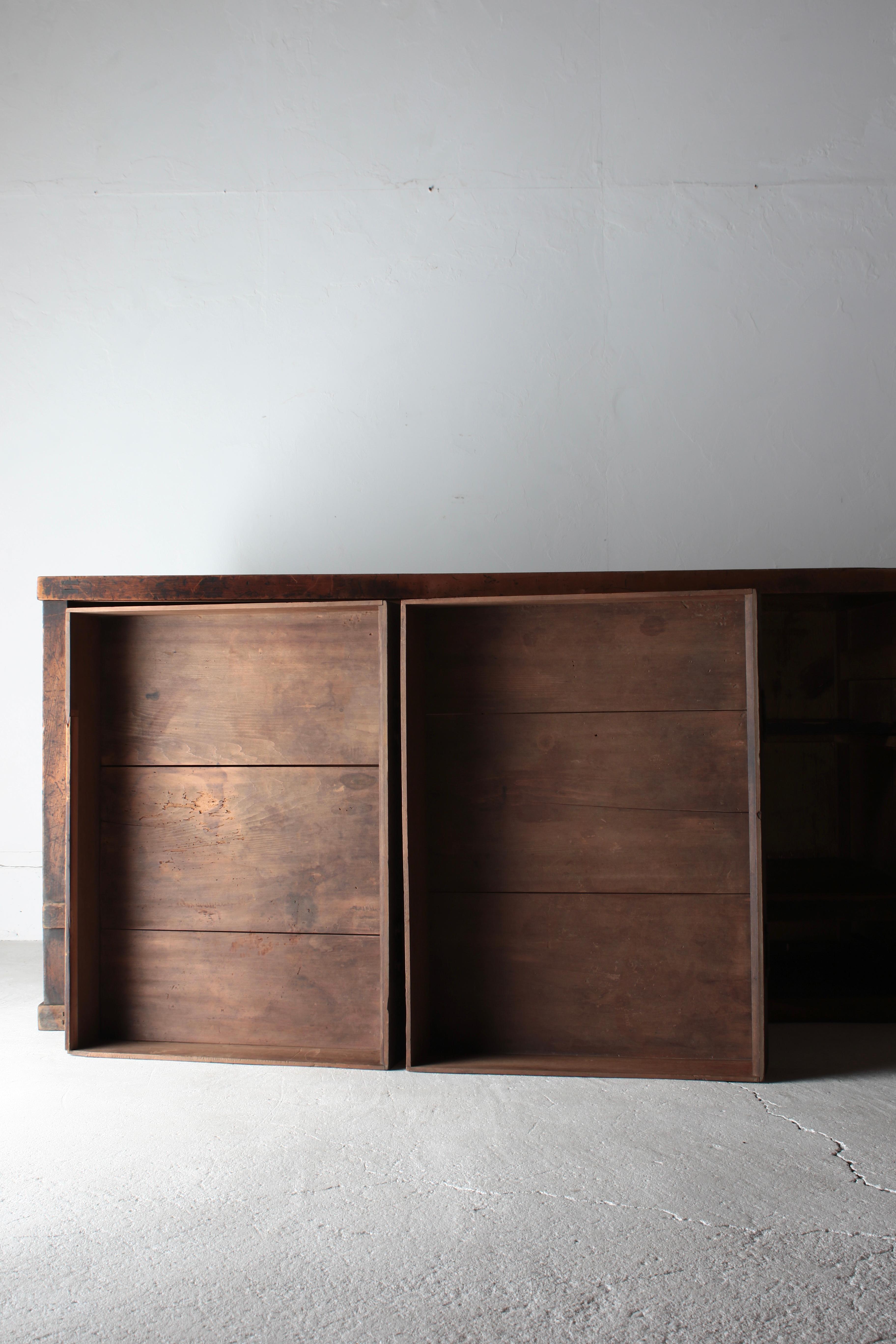 Japanese Antique Large Tansu / Cabinet Sideboard / 1868-1912s Wabi-sabi 8