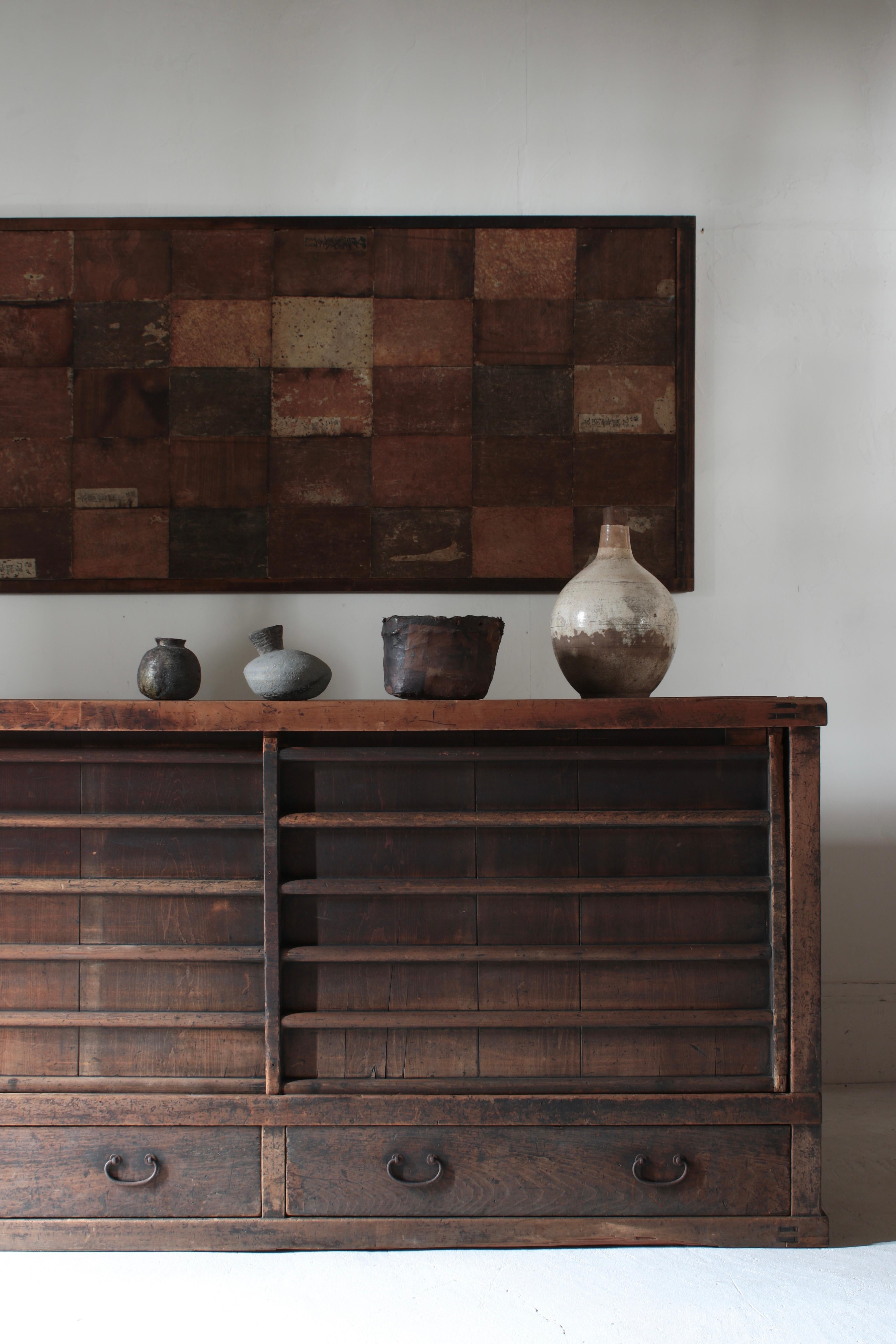 Japanese Antique Large Tansu / Cabinet Sideboard / 1868-1912s Wabi-sabi 12