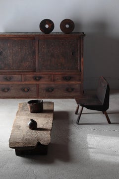 Japanese Antique Large Tansu / Cabinet Sideboard / 1868-1912s / Wabi-Sabi