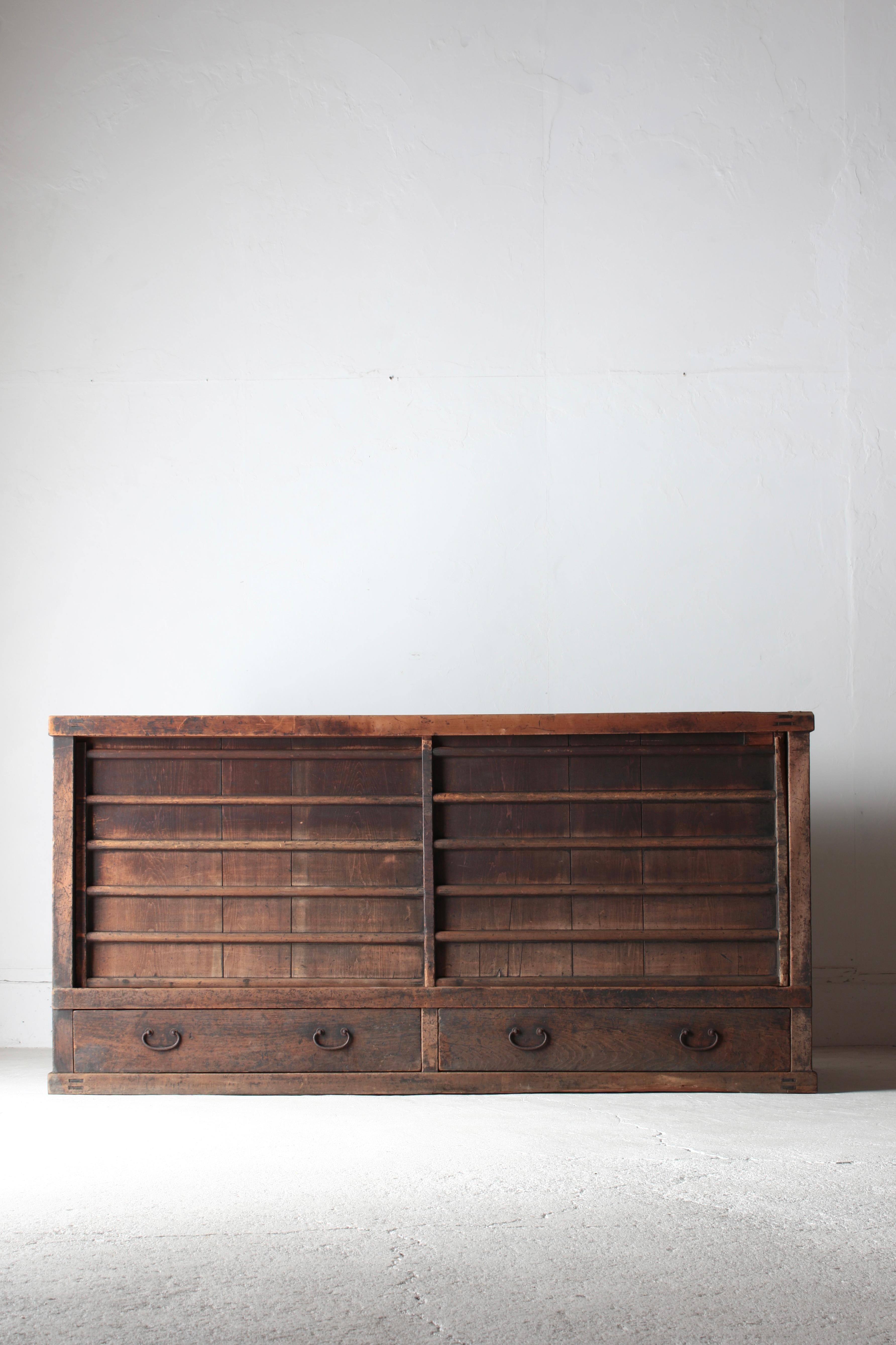 Meiji Japanese Antique Large Tansu / Cabinet Sideboard / 1868-1912s Wabi-sabi