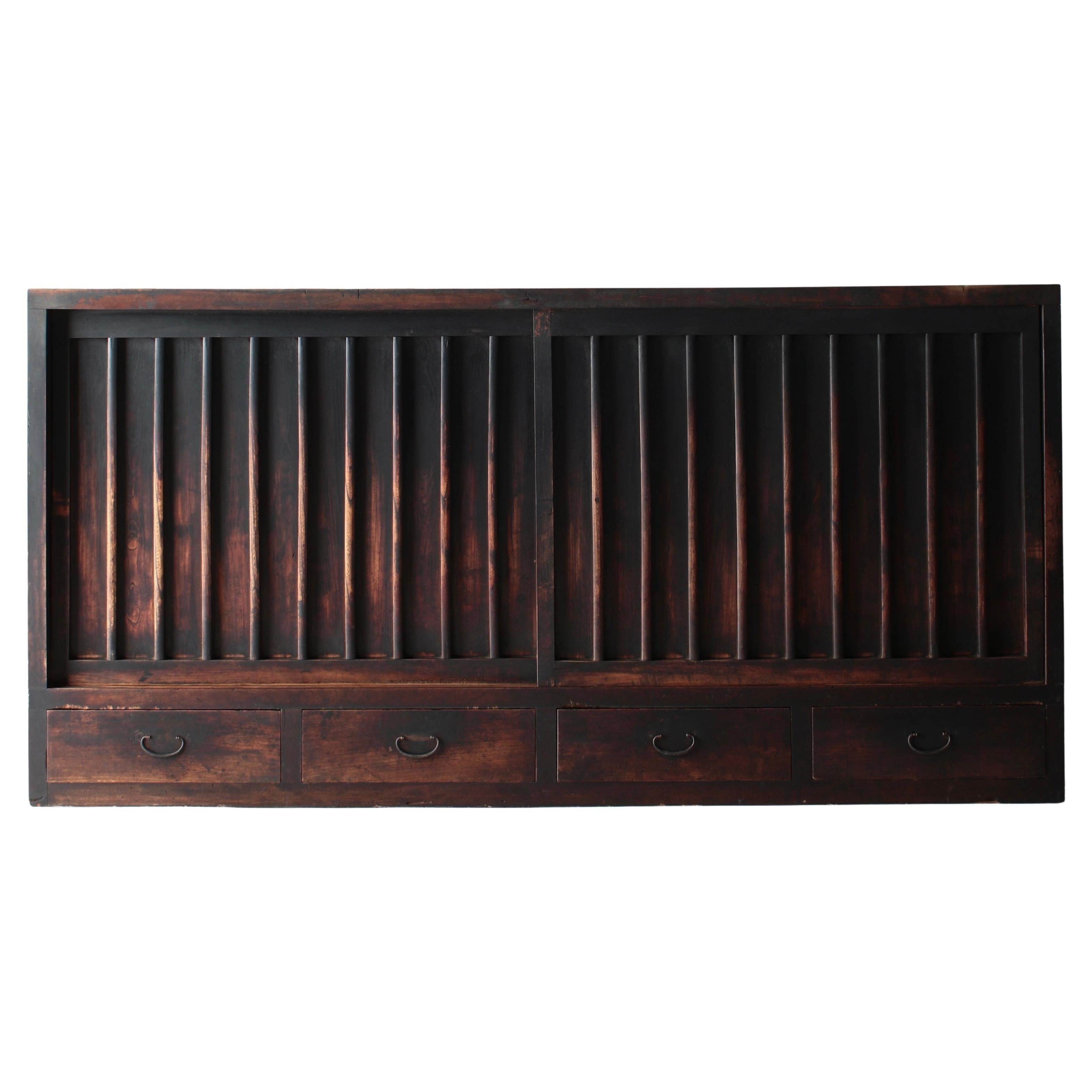 Antiguo Tansu Japonés / Aparador / 1868-1912s Wabi-sabi