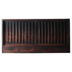 Antiguo Tansu Japonés / Aparador / 1868-1912s Wabi-sabi
