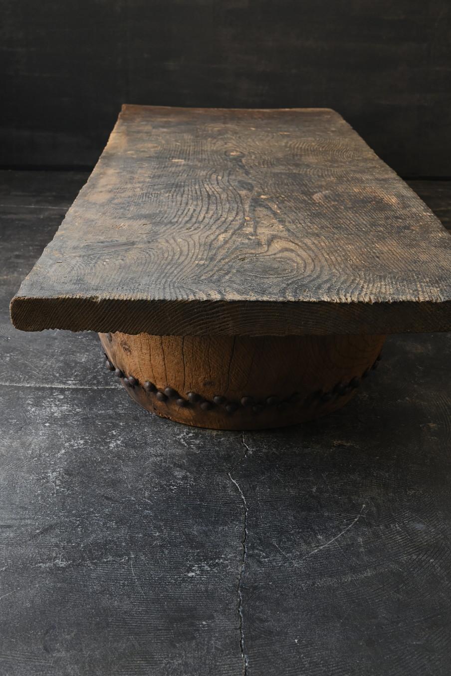 Japanischer antiker großer niedriger japanischer antiker Holztisch / 1868 bis 1920 / Wabi-sabi-Sofatisch 3