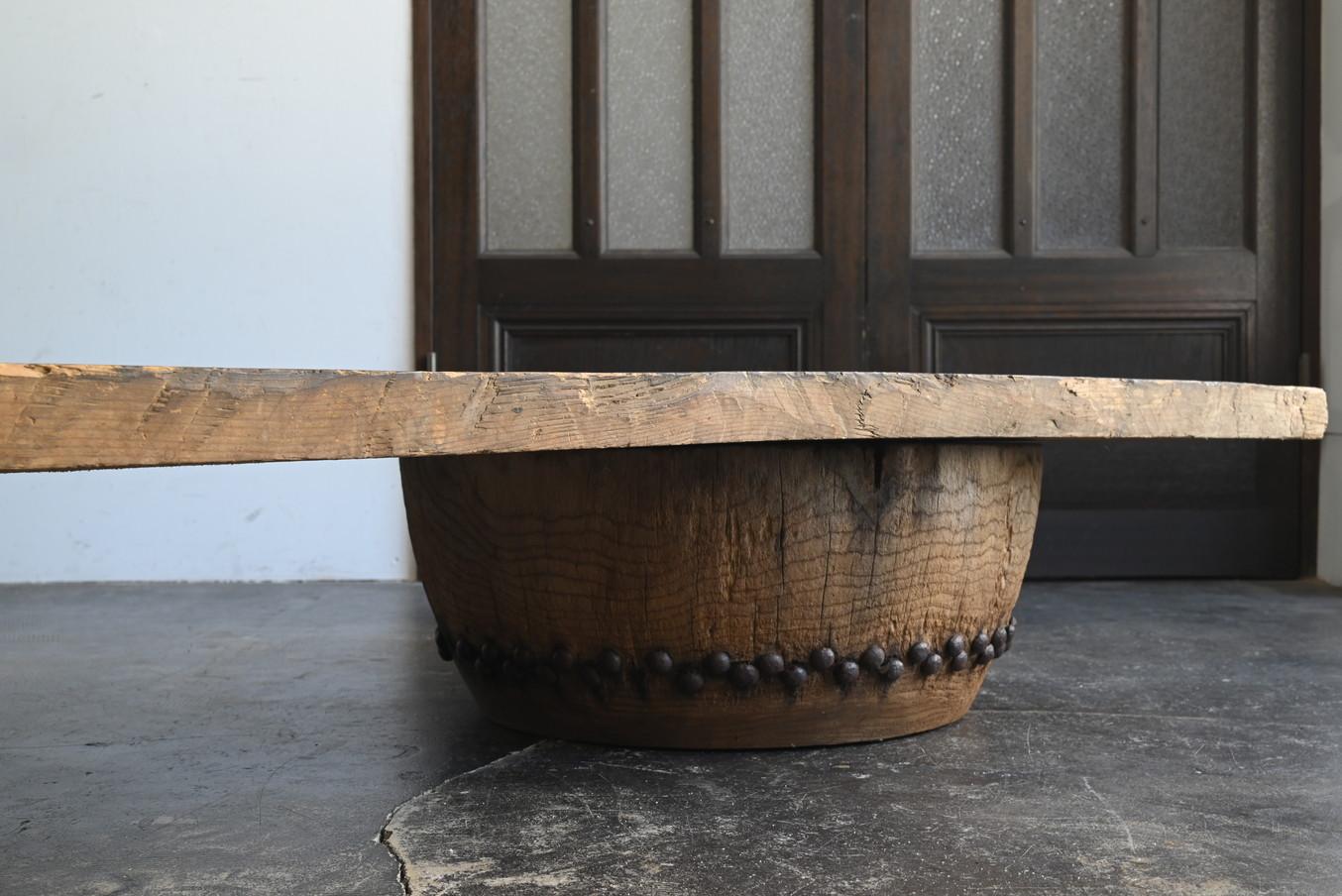 Japanischer antiker großer niedriger japanischer antiker Holztisch / 1868 bis 1920 / Wabi-sabi-Sofatisch 6