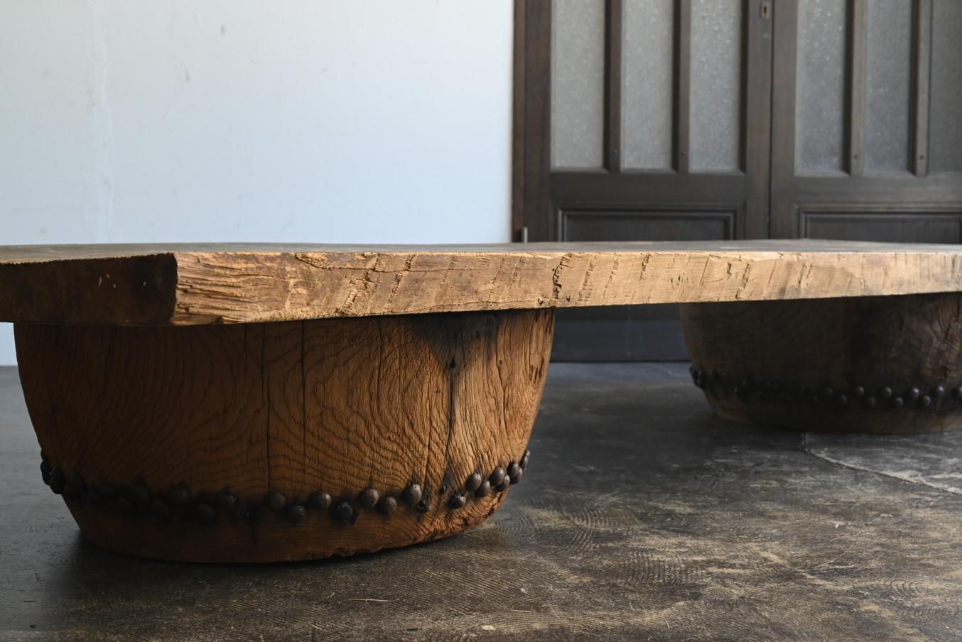 Japanischer antiker großer niedriger japanischer antiker Holztisch / 1868 bis 1920 / Wabi-sabi-Sofatisch 8