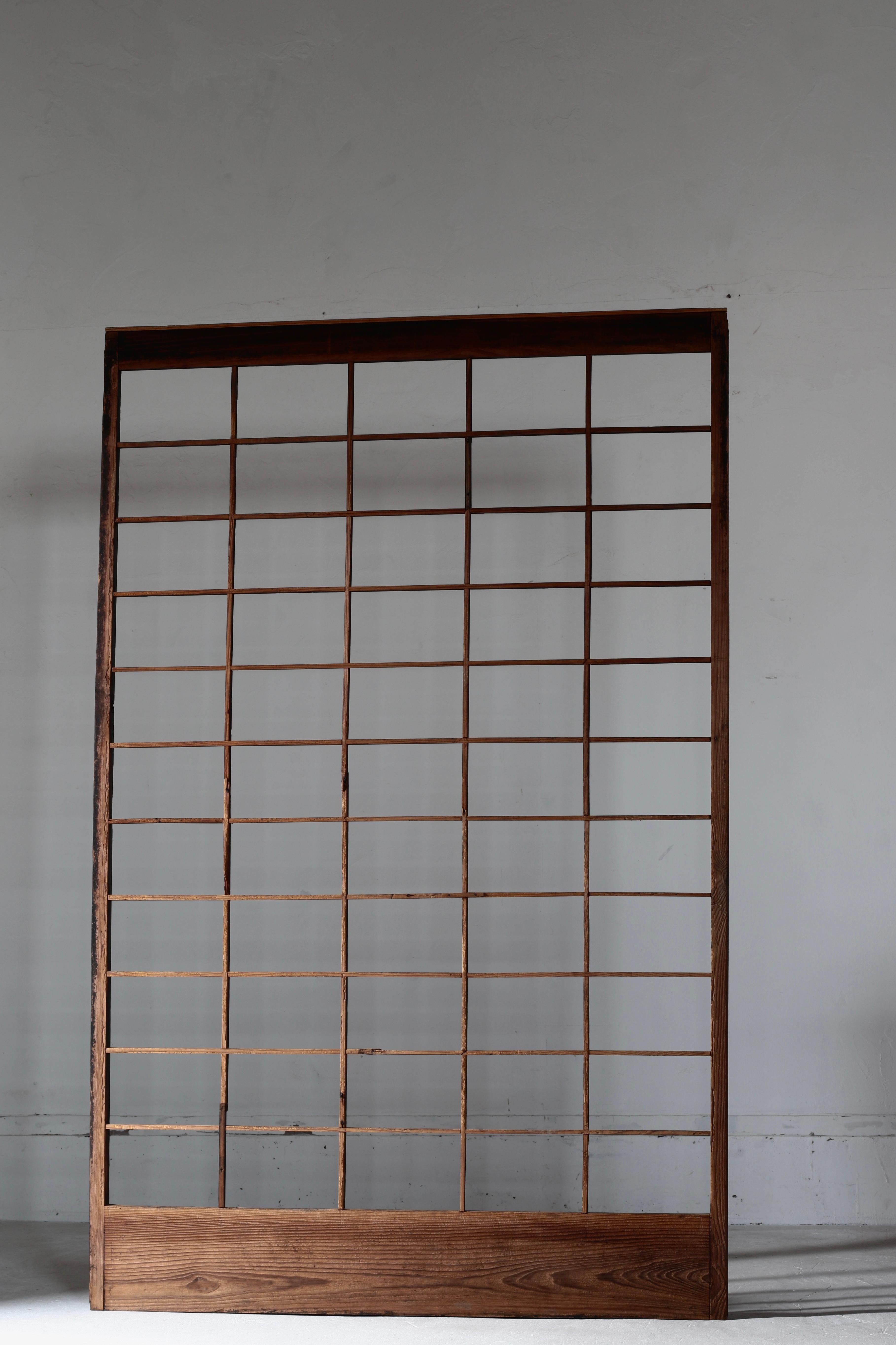 Puerta japonesa antigua enrejada / Decoración mural / 1868-1912s / Wabi-Sabi en venta 5
