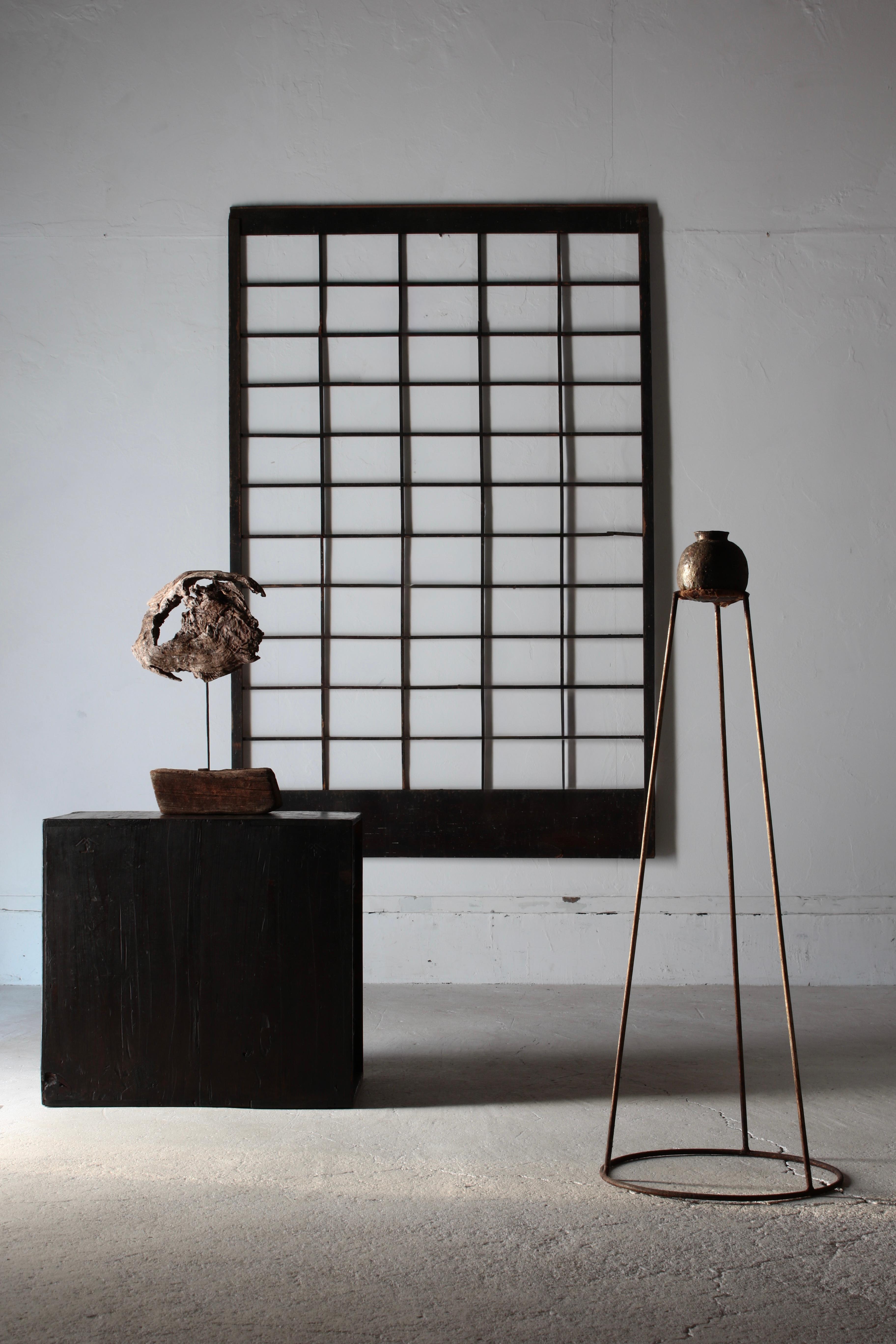 Puerta japonesa antigua enrejada / Decoración mural / 1868-1912s / Wabi-Sabi en venta 11