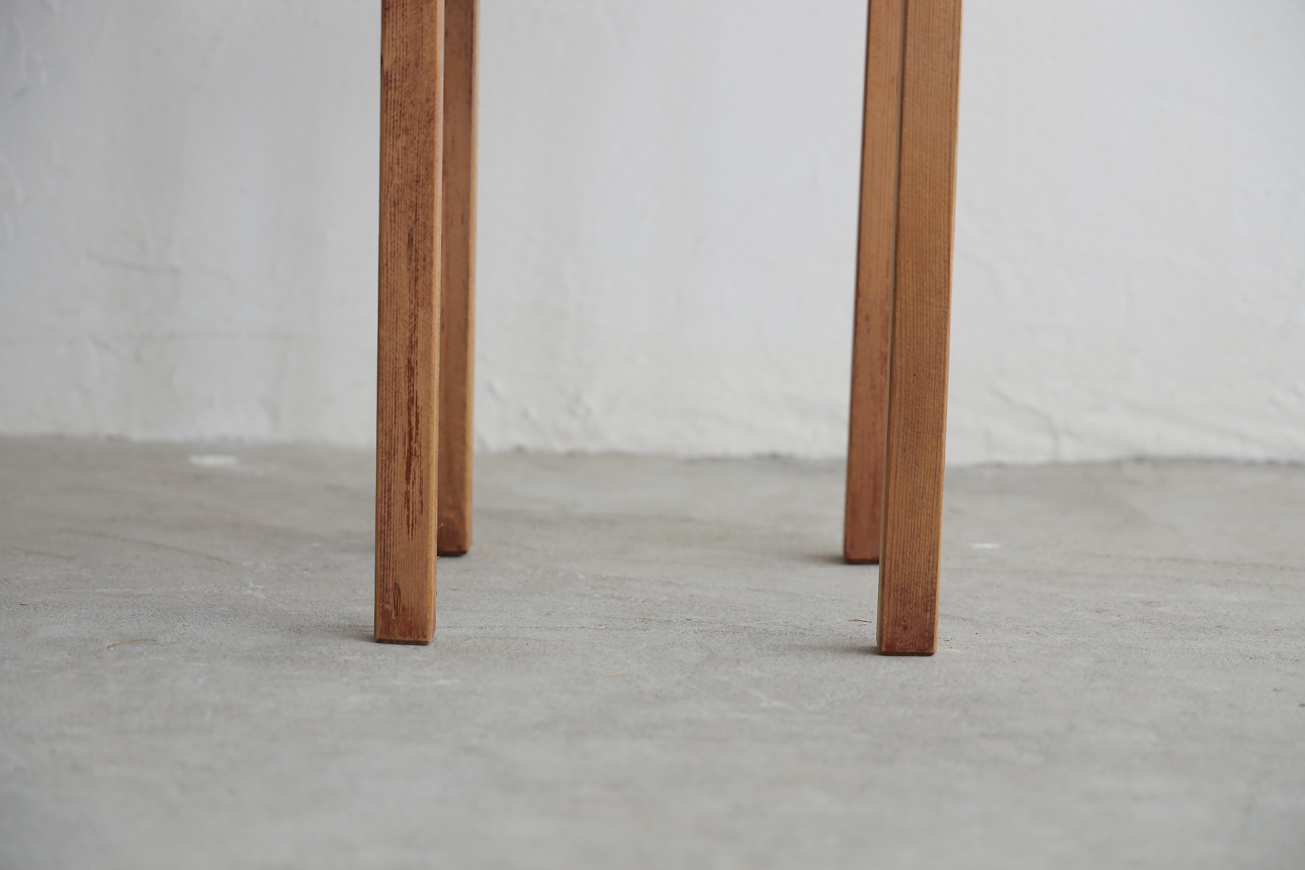 Japanese Antique Lattice flower stand, Wabi-Sabi, Japandi In Good Condition For Sale In Katori-Shi, 12